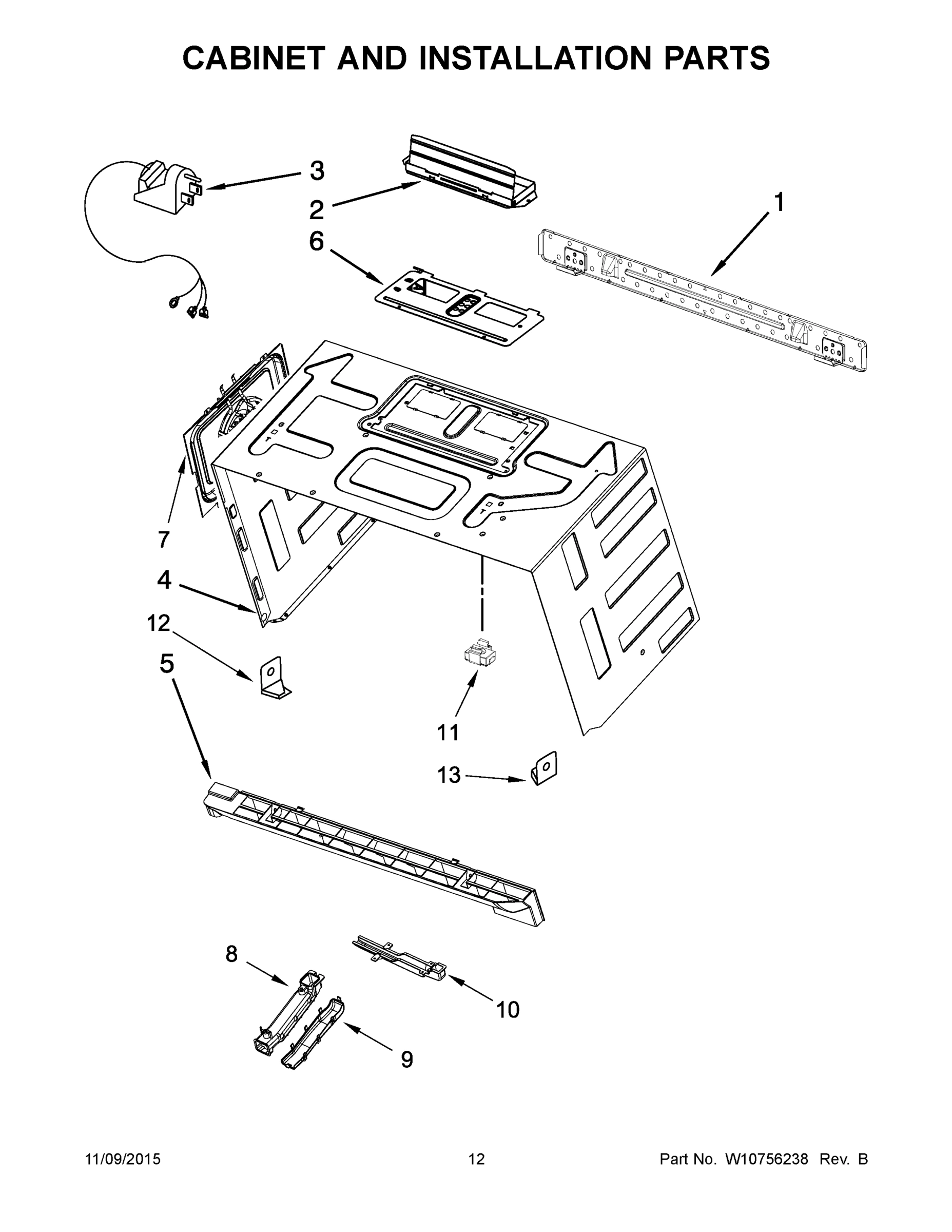 07 - CABINET AND INSTALLATION PARTS