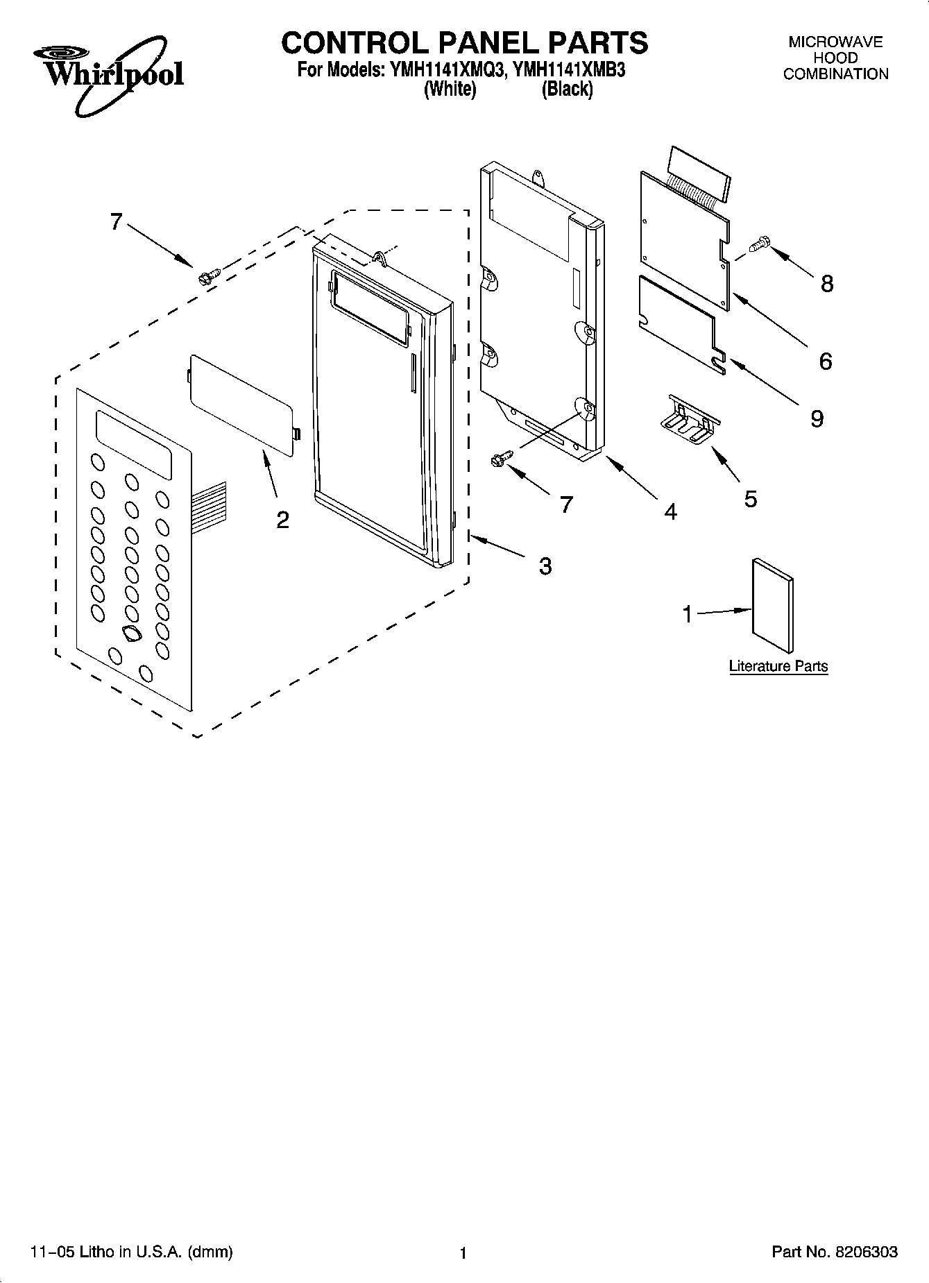 01 - CONTROL PANEL PARTS