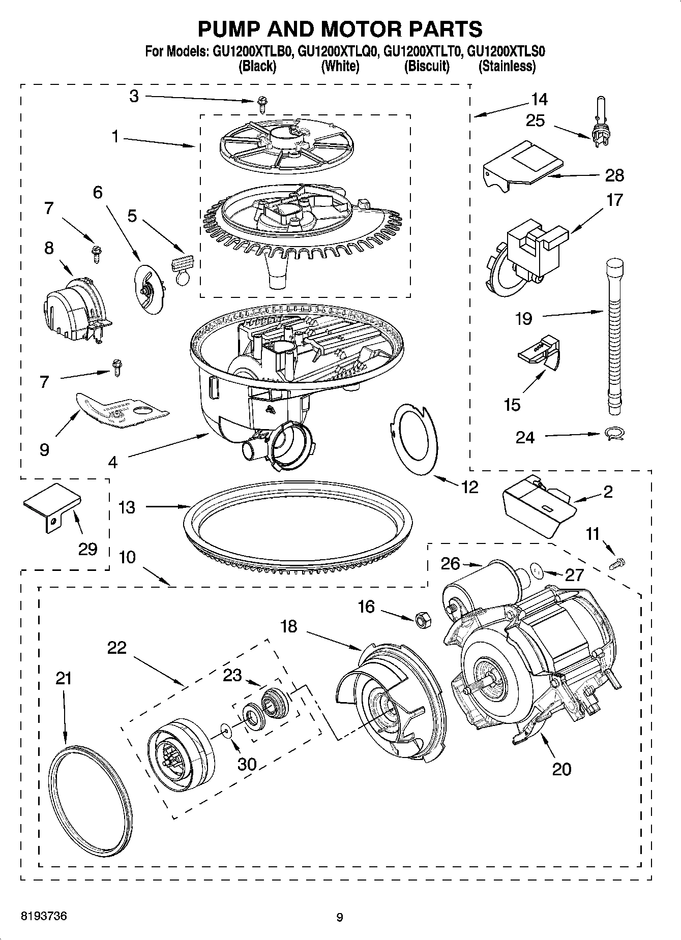 08 - PUMP AND MOTOR PARTS