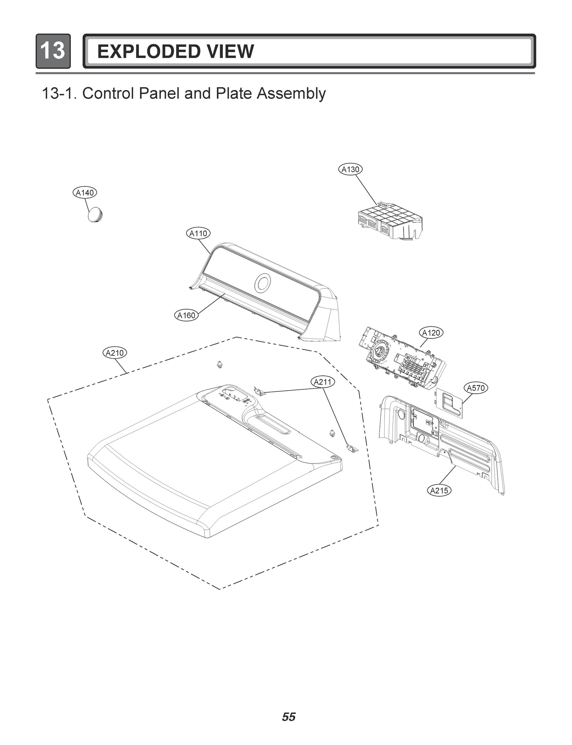 CONTROL PANEL AND PLATE ASSEMBLY
