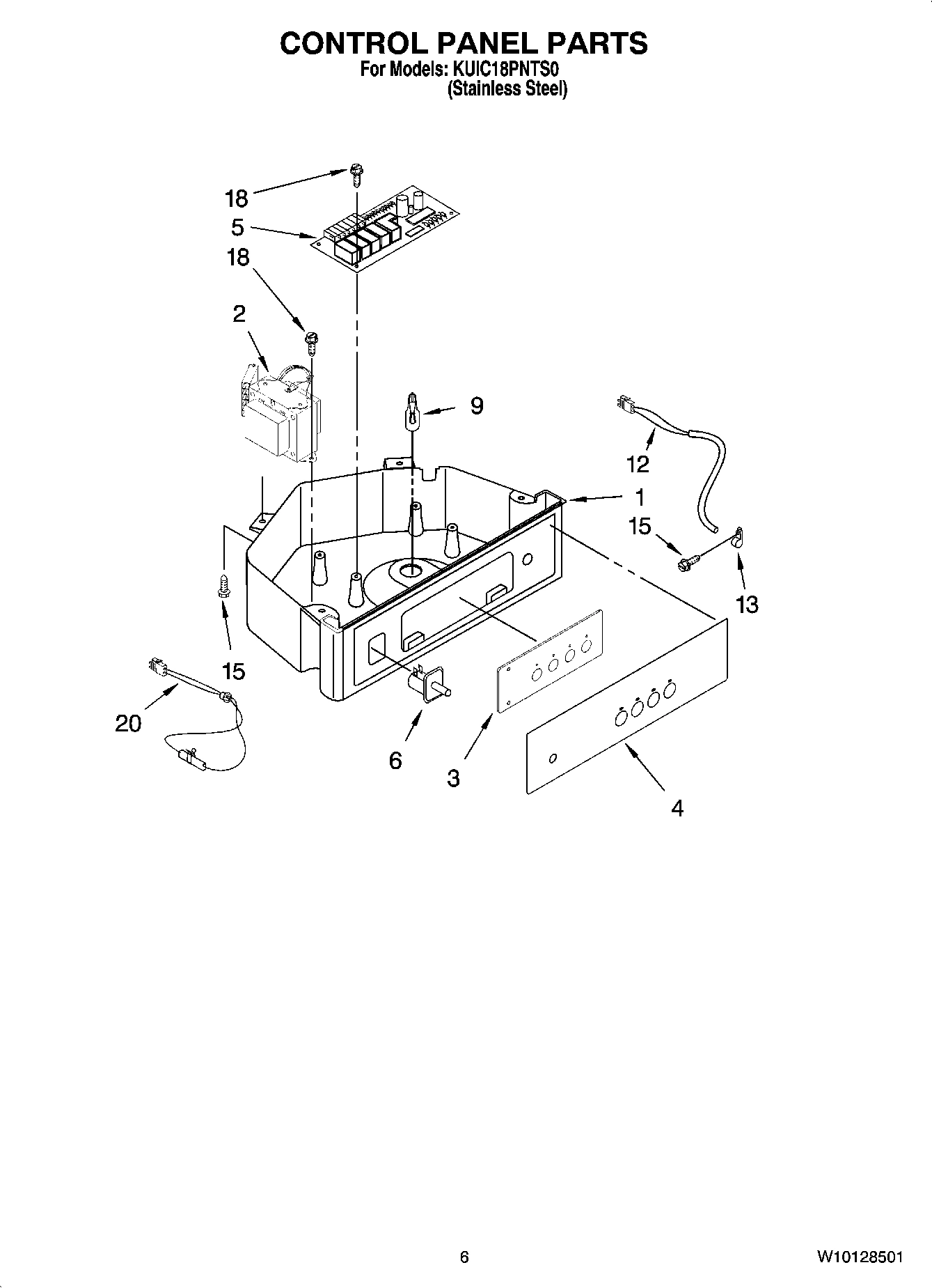 04 - CONTROL PANEL PARTS