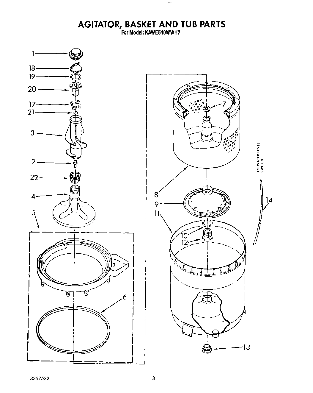 06 - AGITATOR, BASKET AND TUB