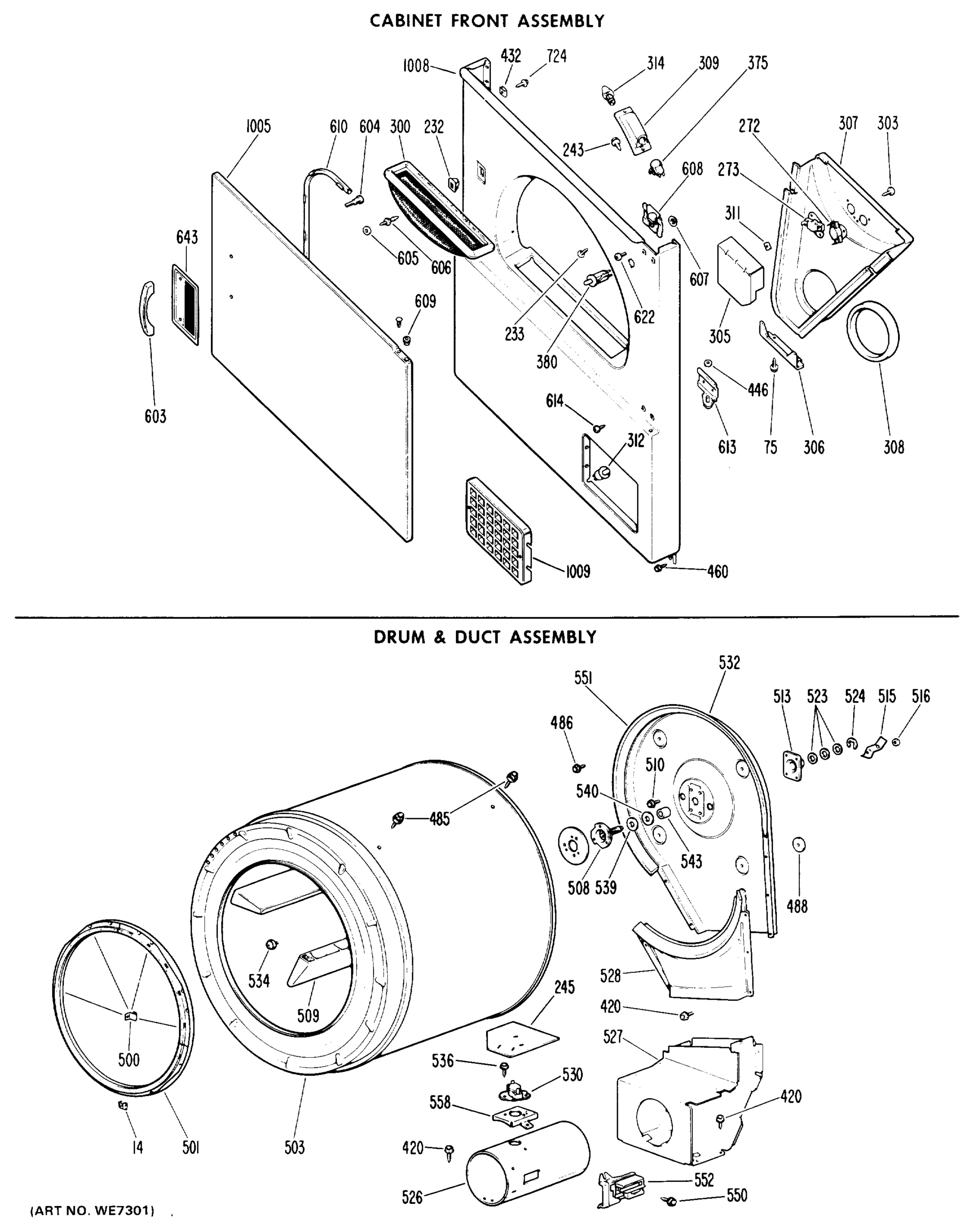 CABINET FRONT ASSEMBLY