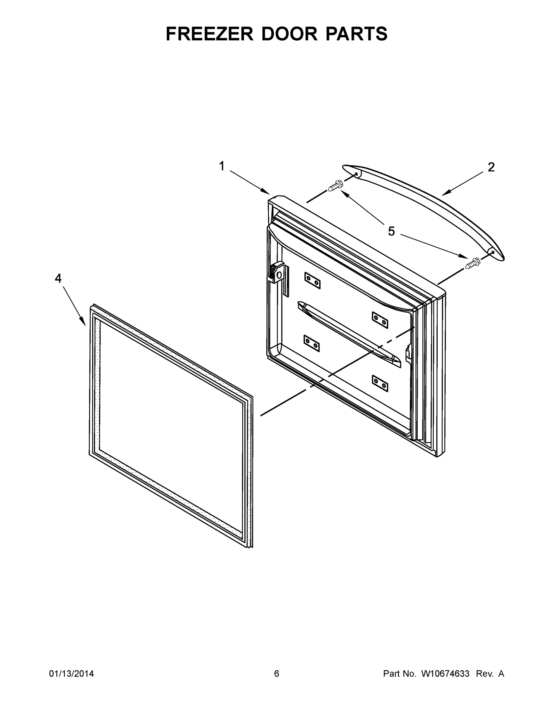 04 - FREEZER DOOR PARTS