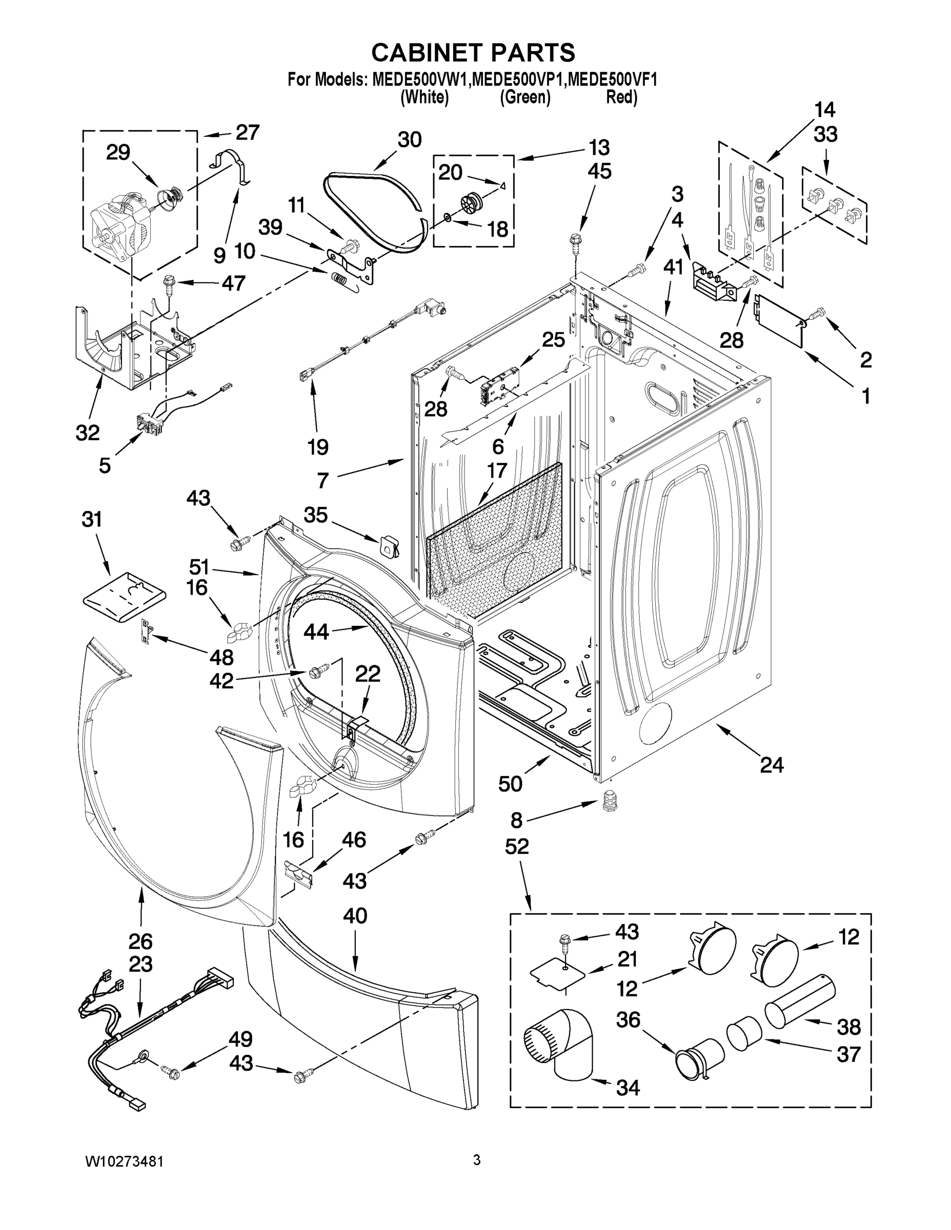 02 - CABINET PARTS