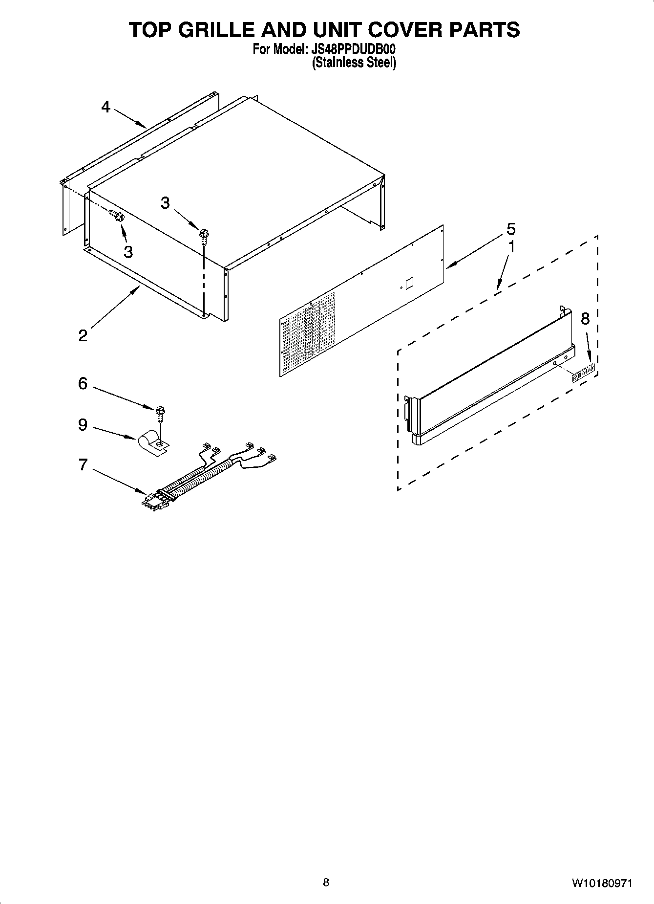 06 - TOP GRILLE AND UNIT COVER PARTS