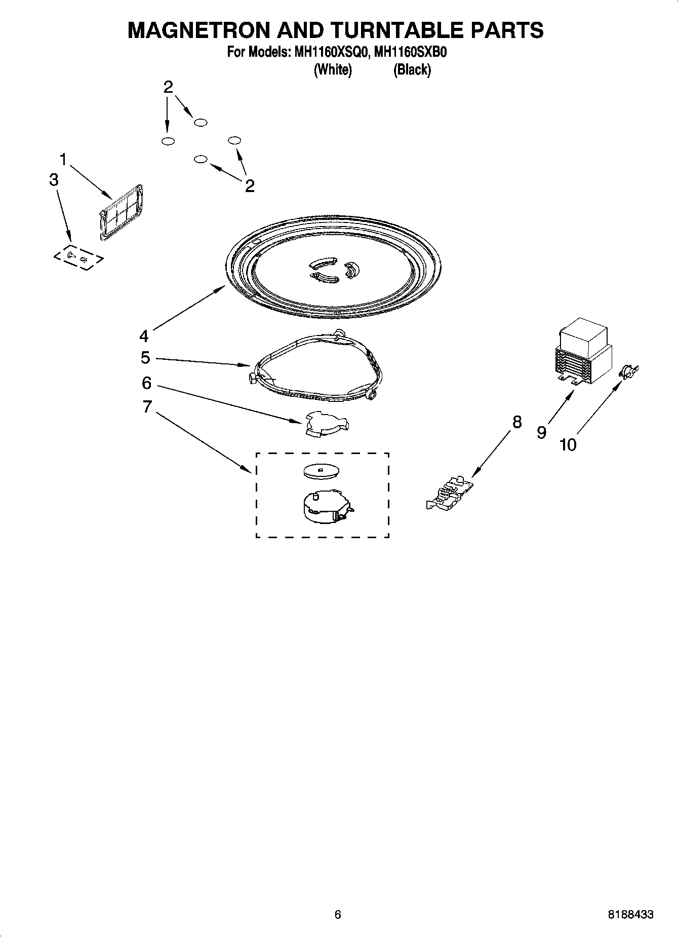 05 - MAGNETRON AND TURNTABLE PARTS