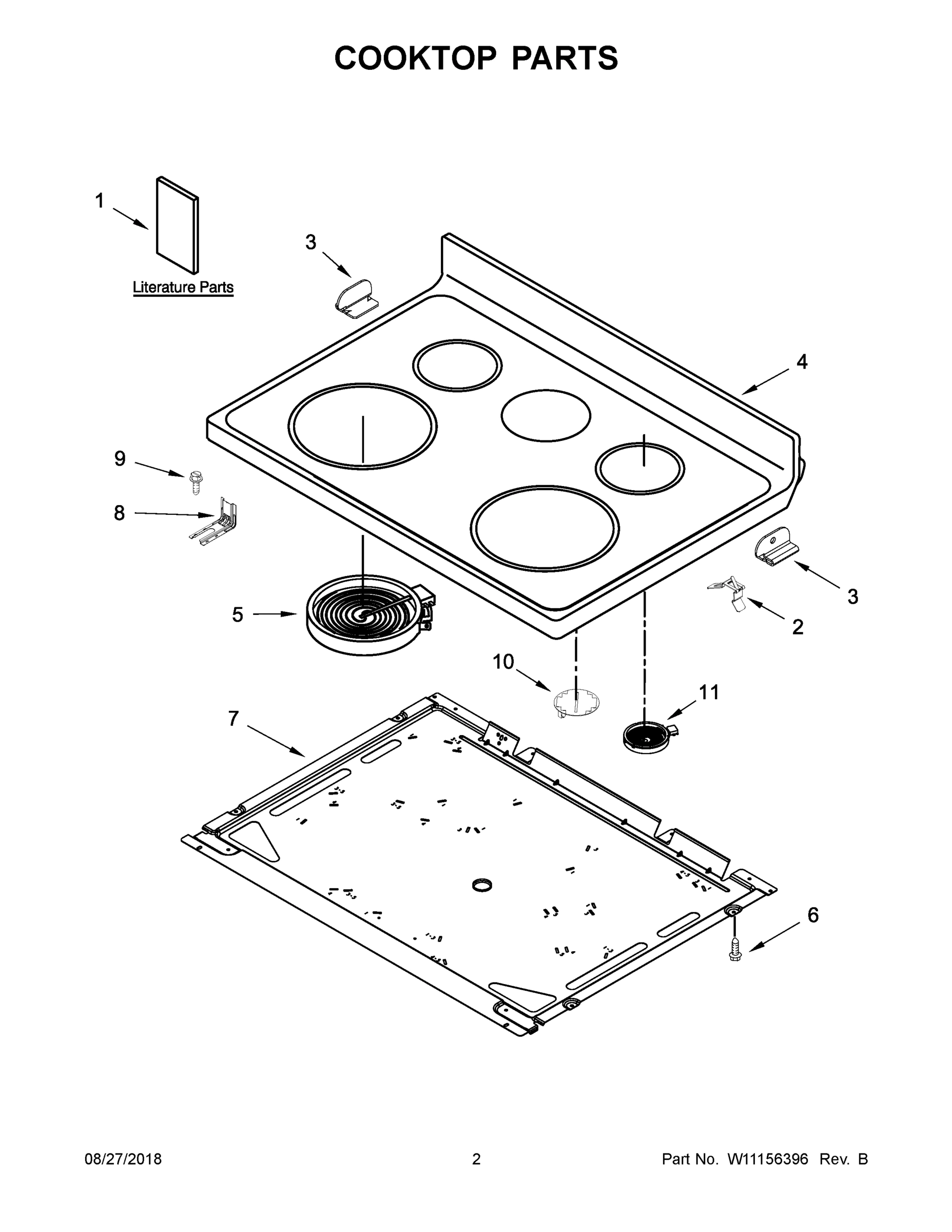 02 - COOKTOP PARTS