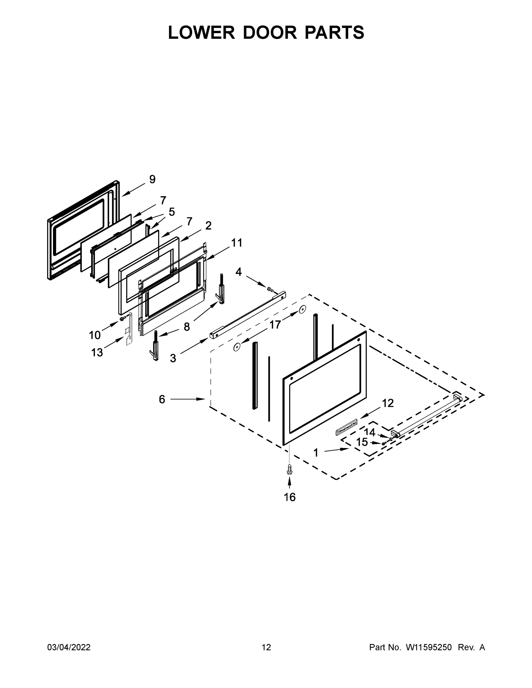 07 - LOWER DOOR PARTS