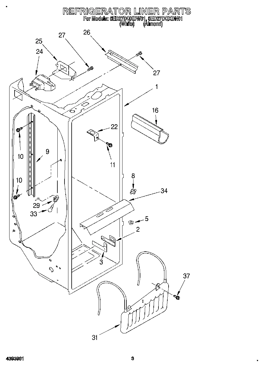 02 - REFRIGERATOR LINER