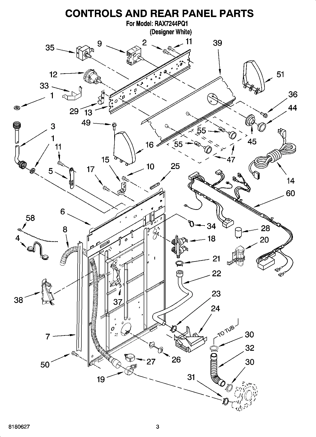 02 - CONTROL AND REAR PANEL PARTS
