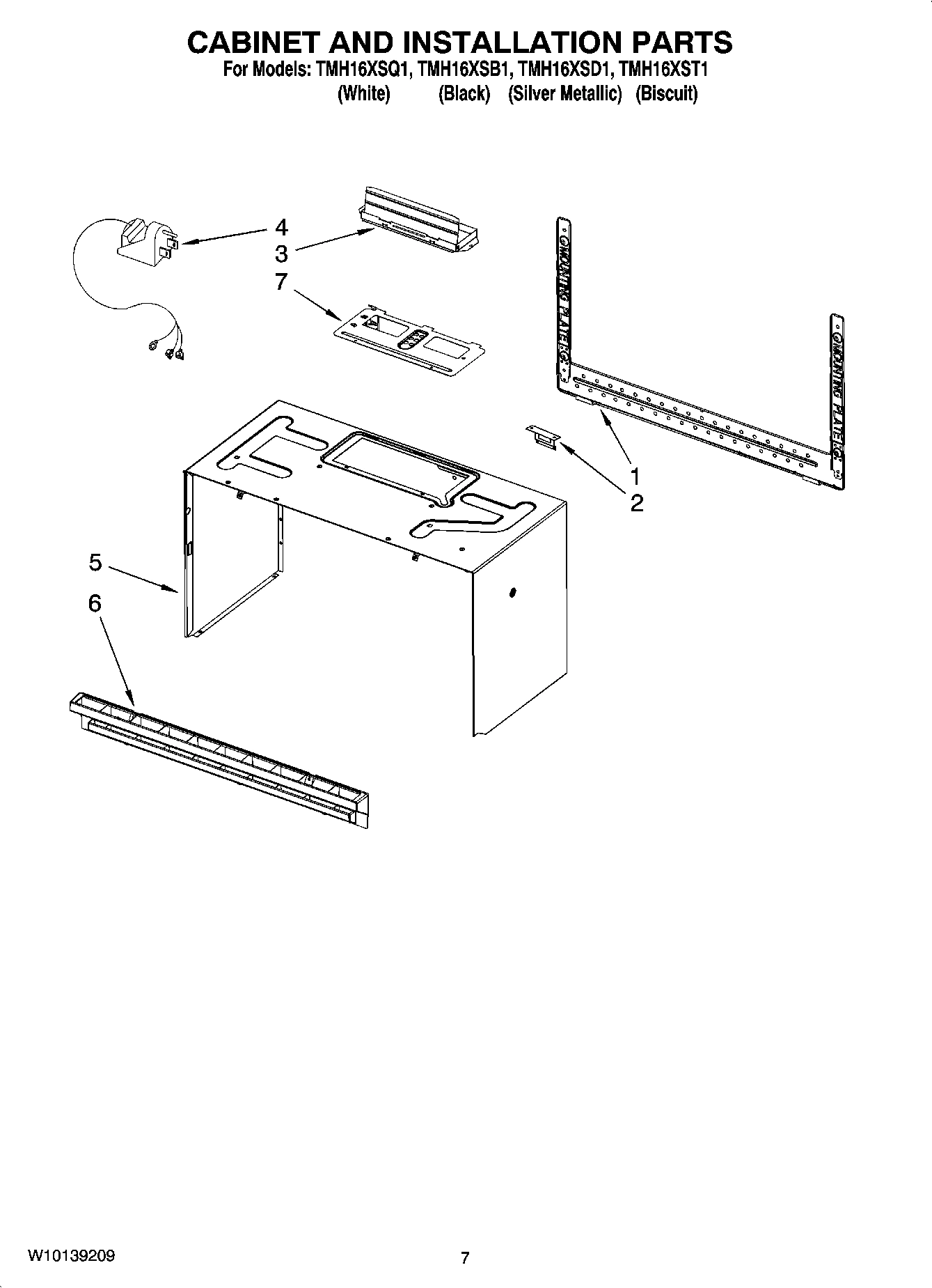 06 - CABINET AND INSTALLATION PARTS