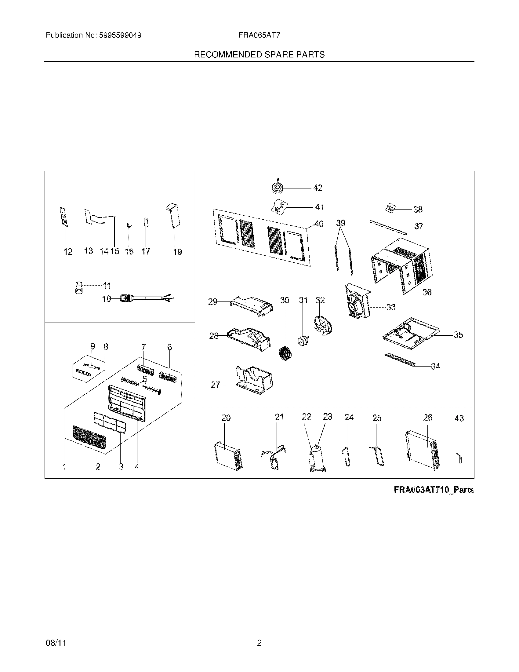 03 - RECOMMENDED SPARE PARTS
