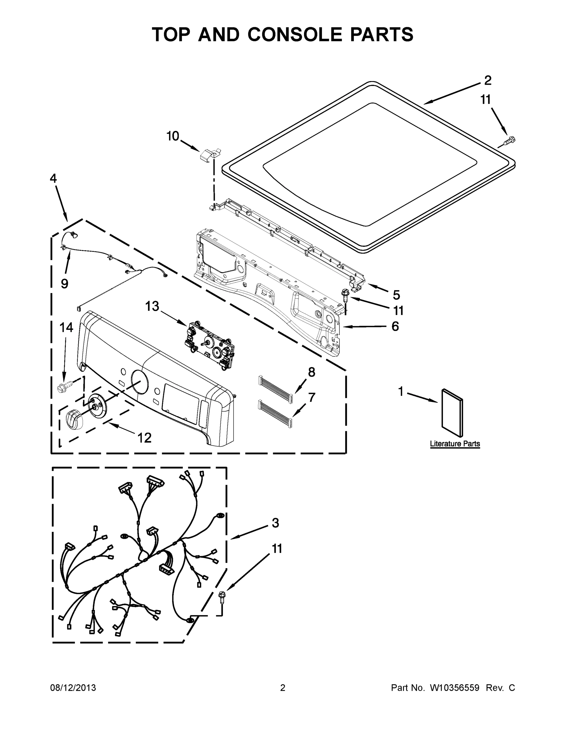02 - TOP AND CONSOLE PARTS