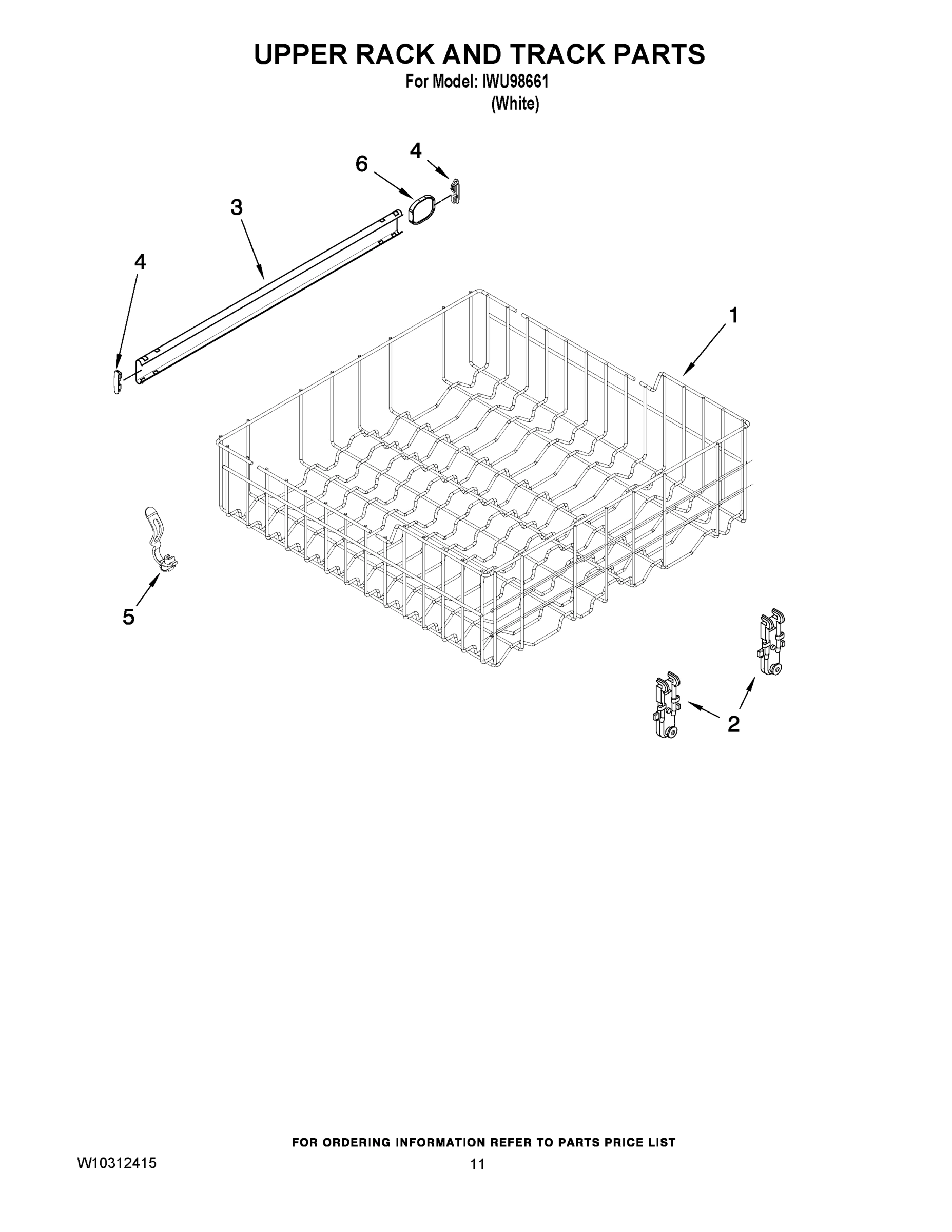 09 - UPPER RACK AND TRACK PARTS