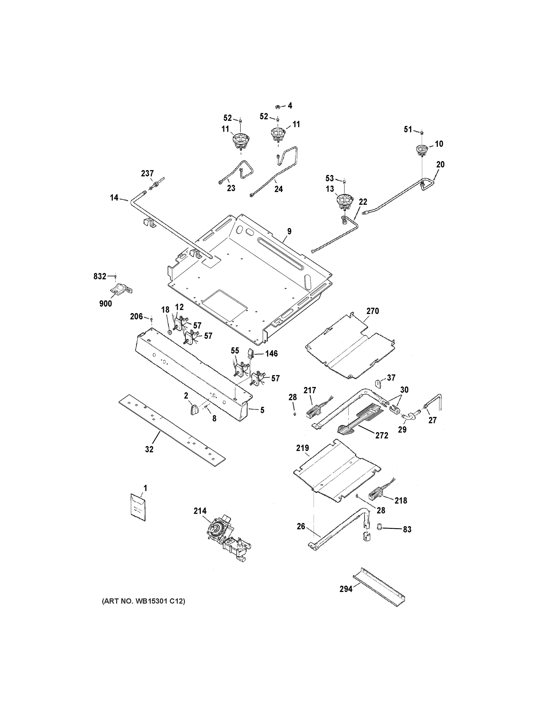 GAS & BURNER PARTS