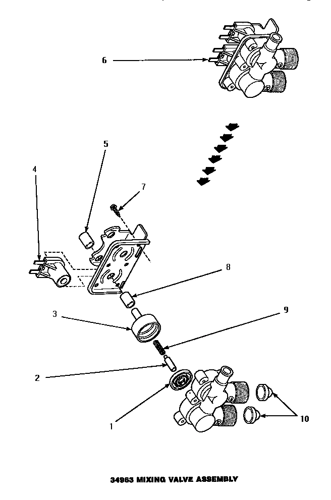 02 - 34963 MIXING VALVE ASSY