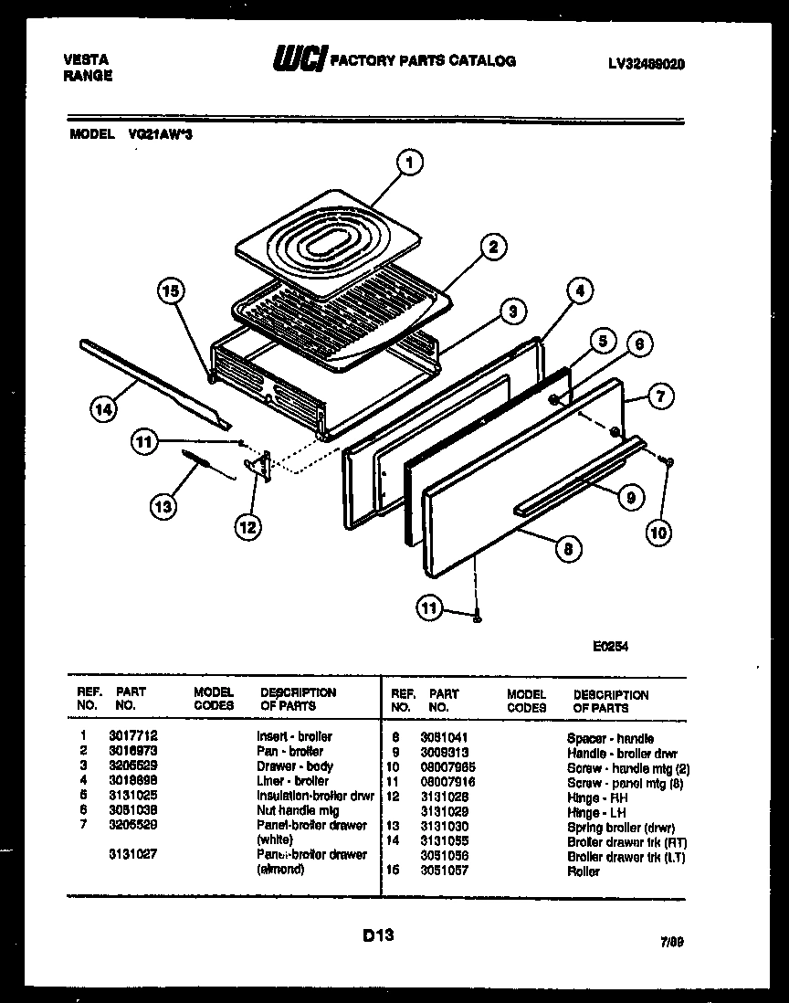 04 - BROILER DRAWER PARTS