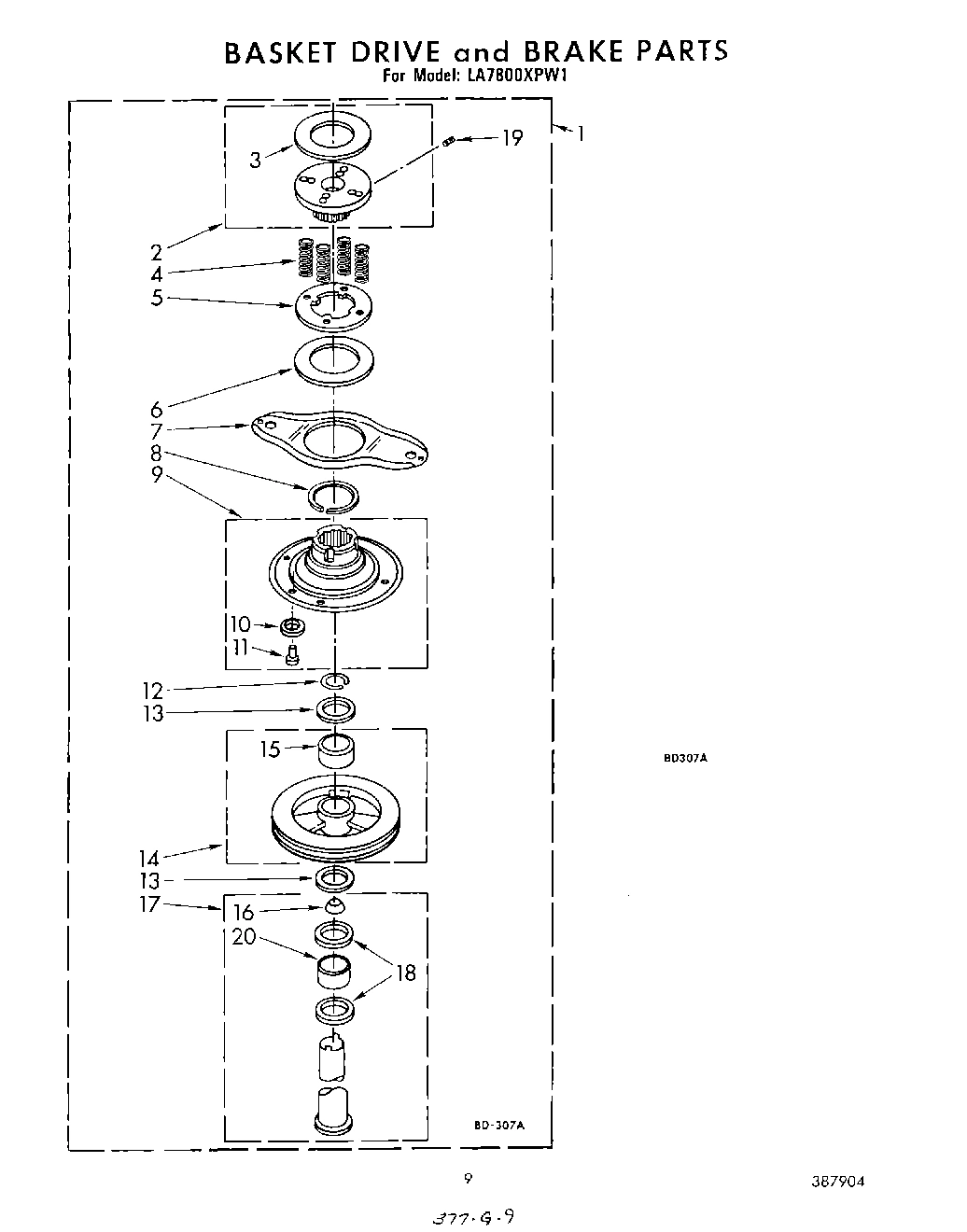 08 - BASKET DRIVE AND BRAKE