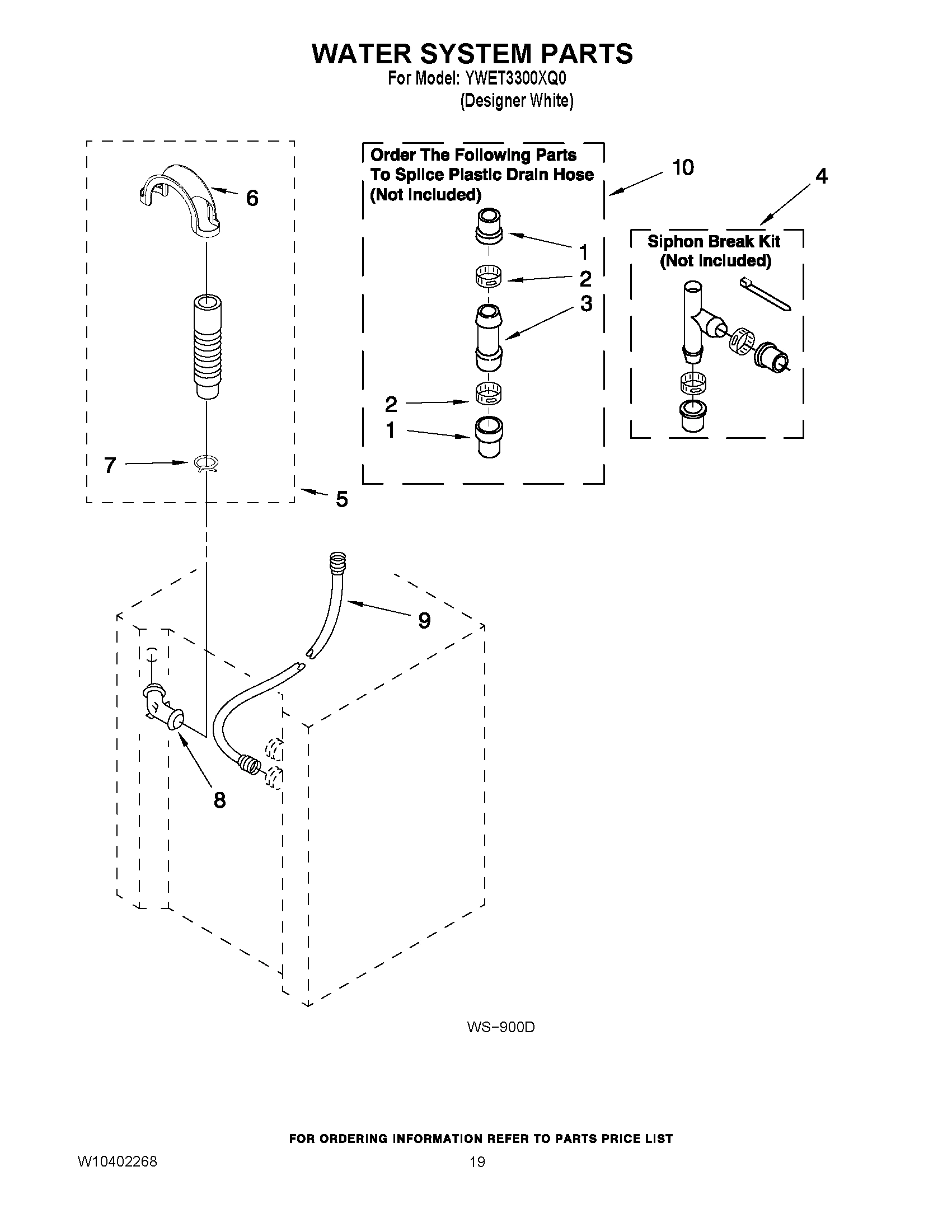 13 - WATER SYSTEM PARTS