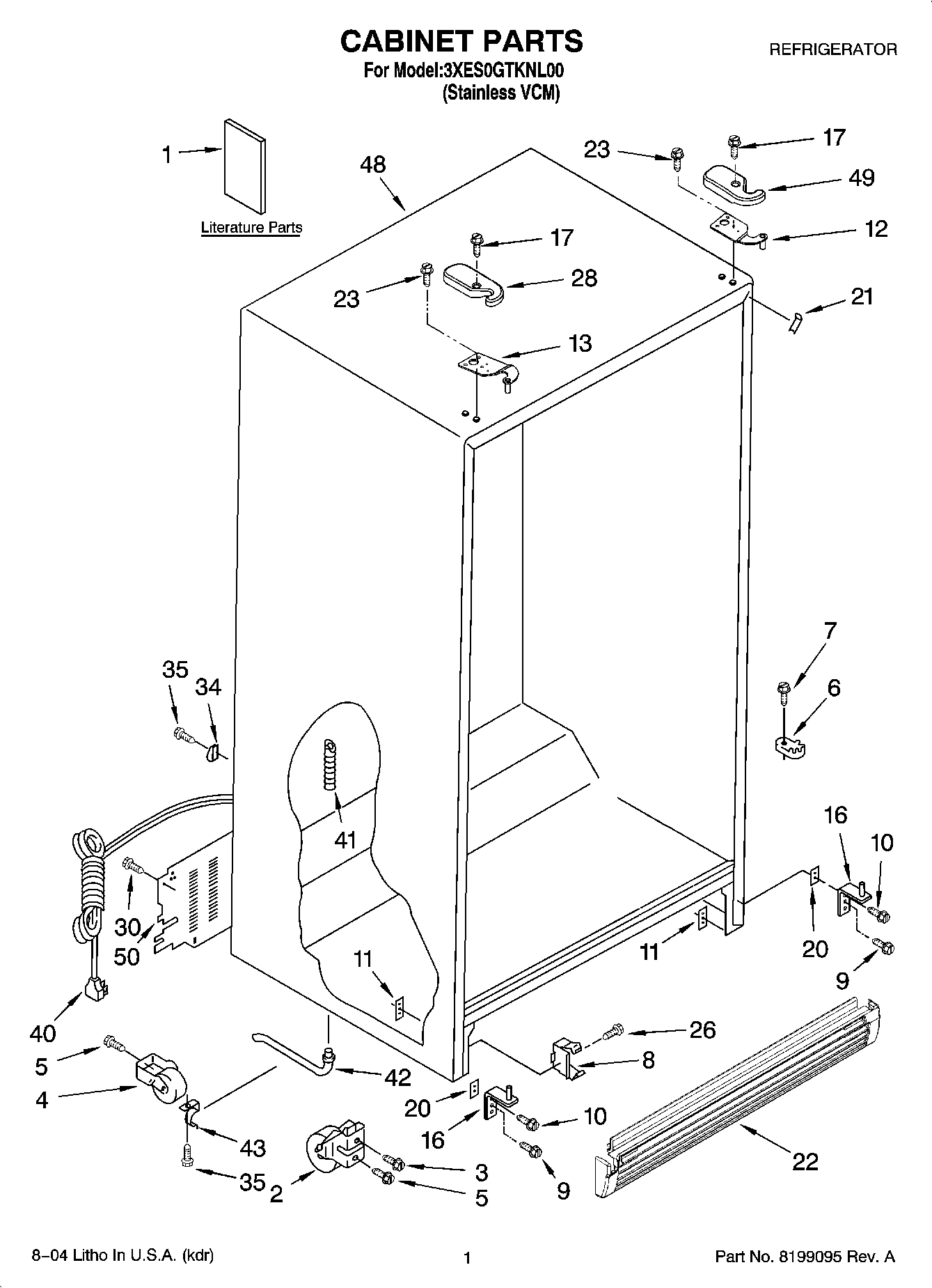 01 - CABINET PARTS