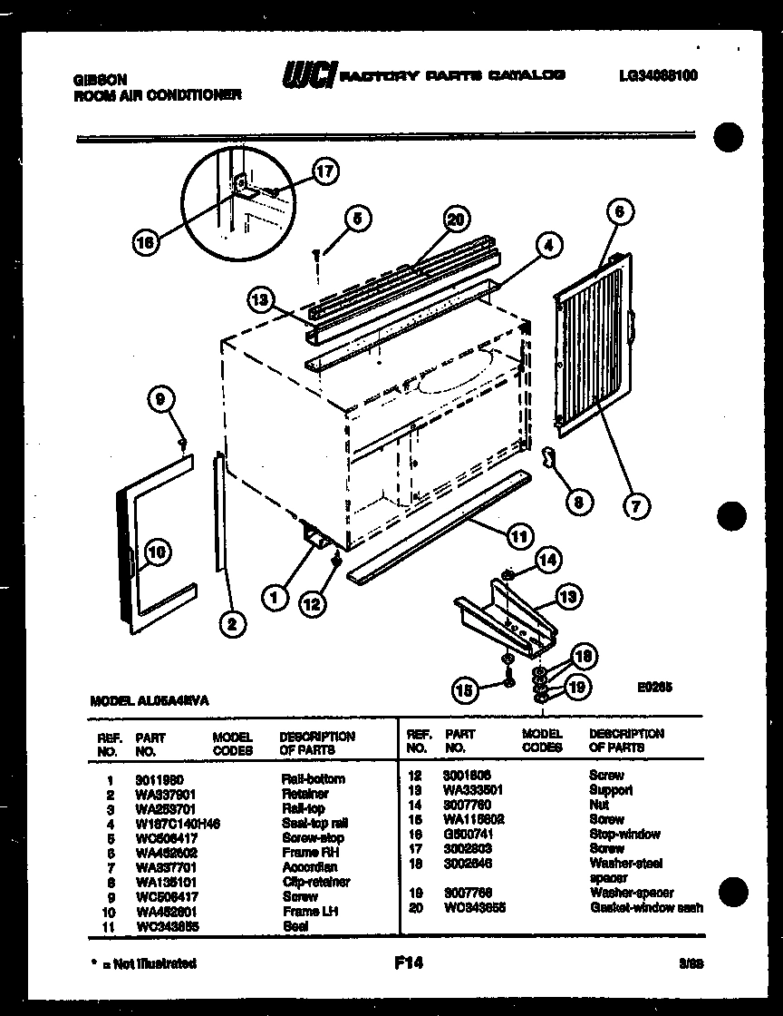 06 - CABINET AND INSTALLATION PARTS