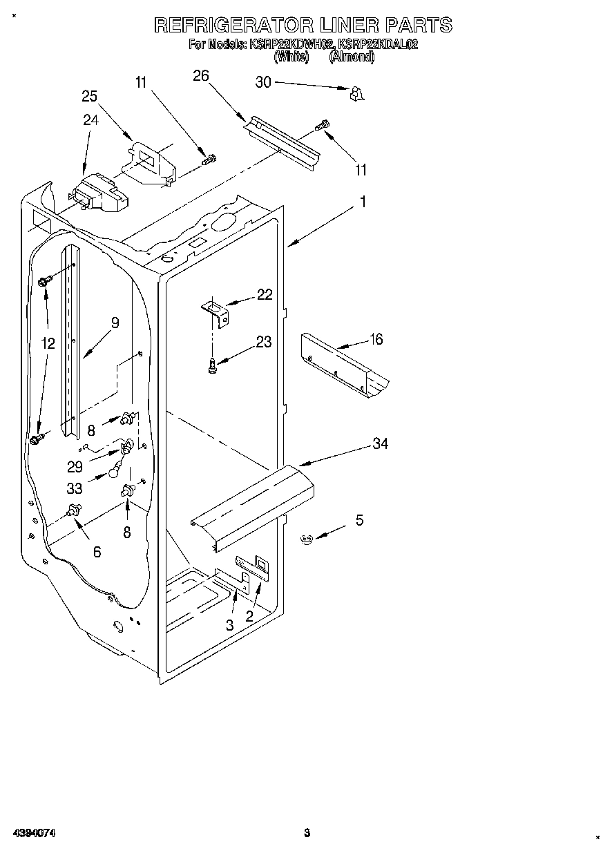 02 - REFRIGERATOR LINER