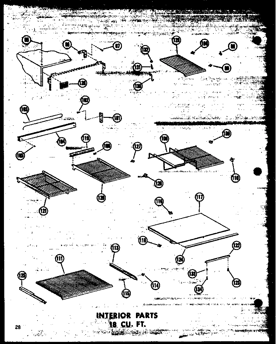 05 - INTERIOR PARTS 18 CU. FT.