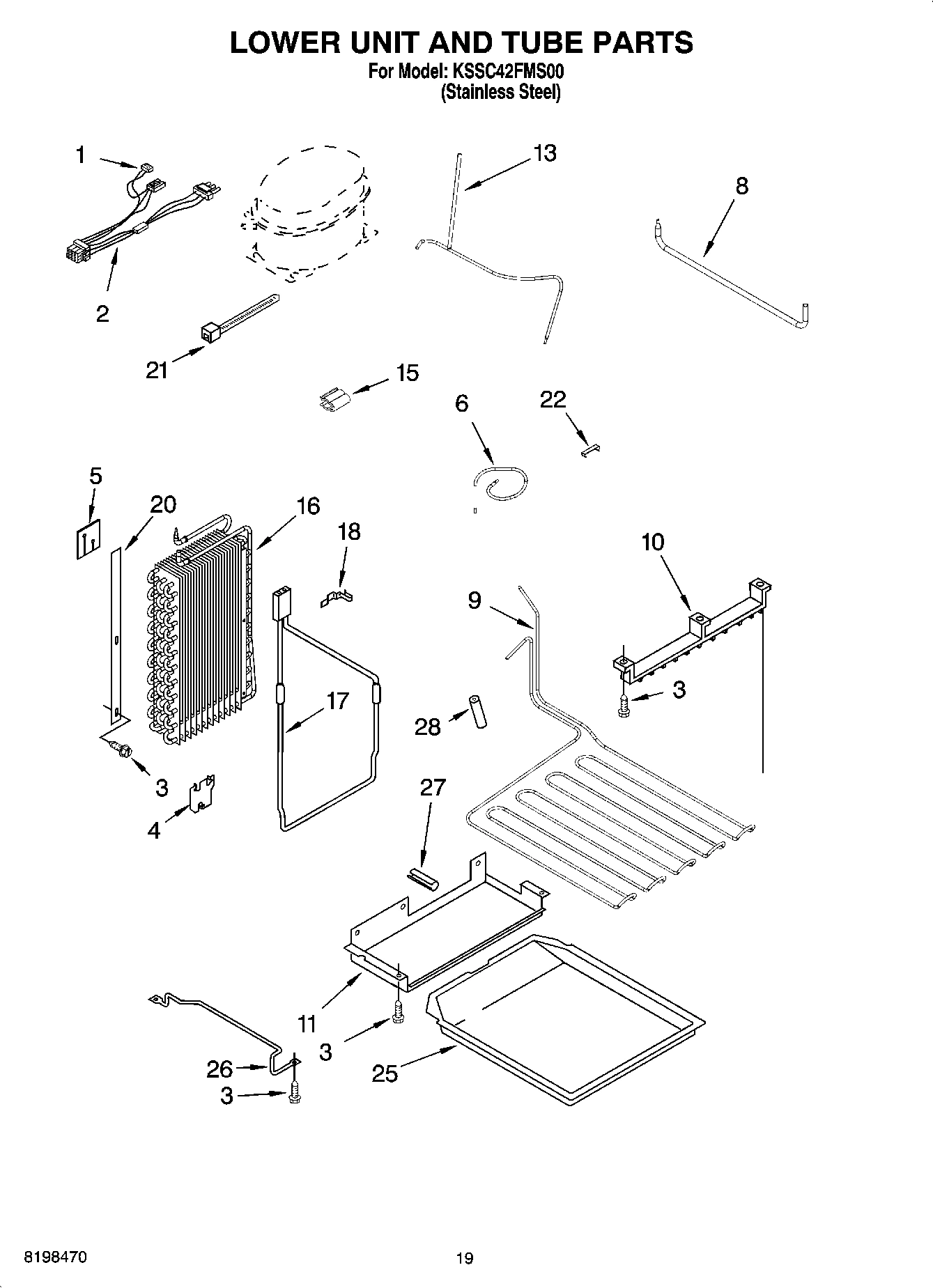 12 - LOWER UNIT AND TUBE PARTS