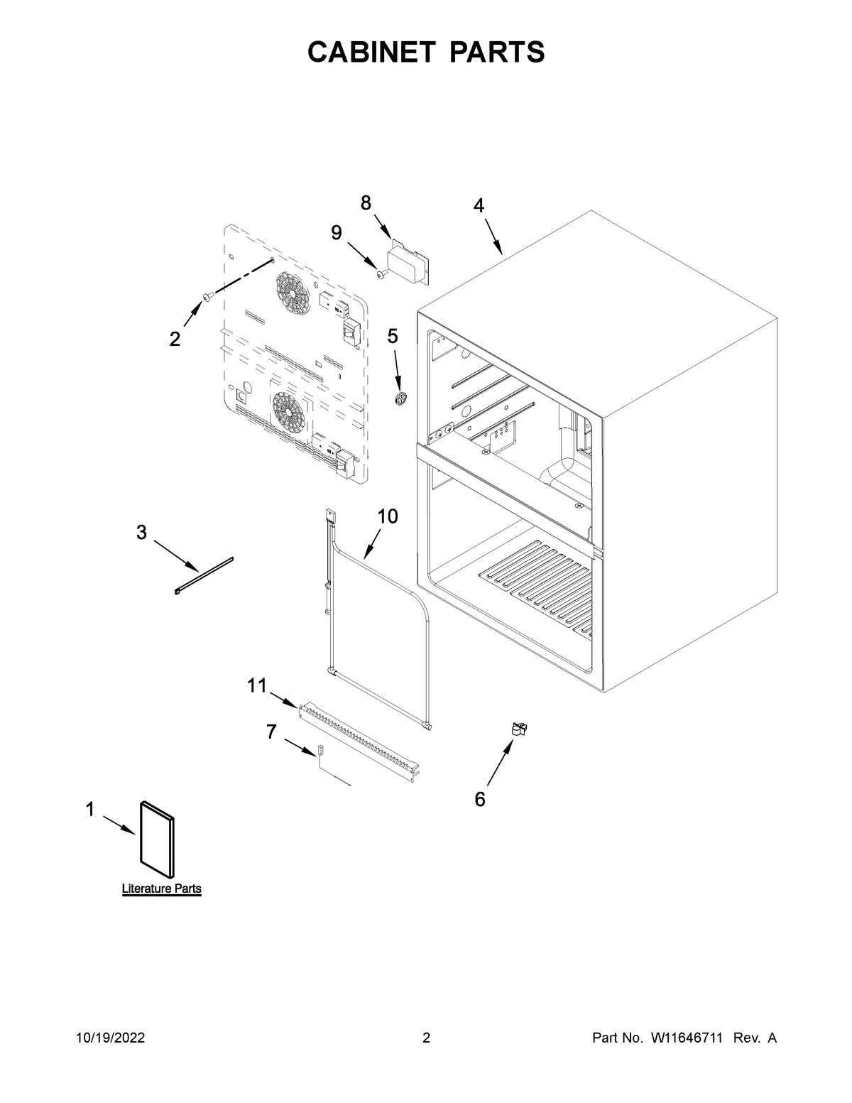 02 - CABINET PARTS