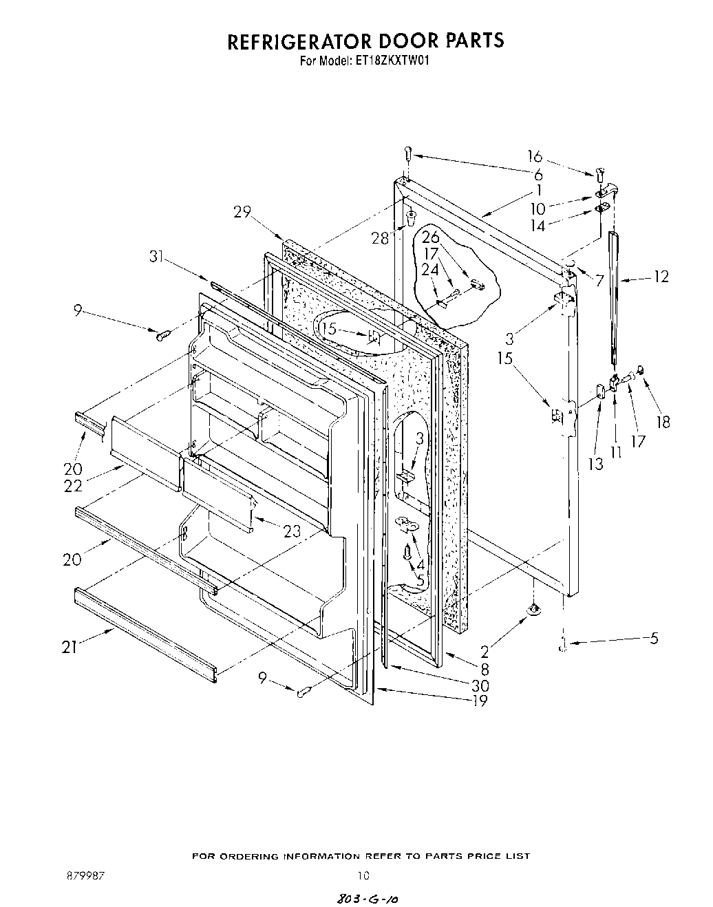 08 - REFRIGERATOR DOOR , LIT/OPTIONAL