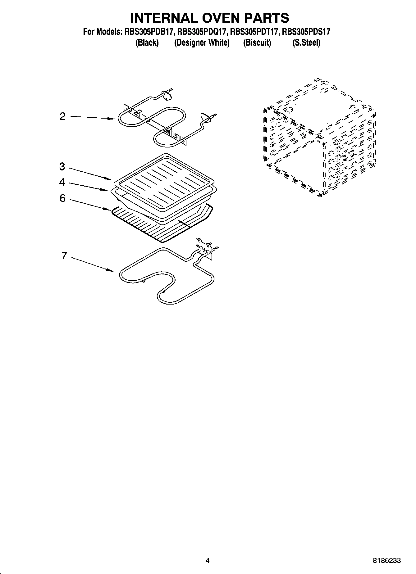 03 - INTERNAL OVEN PARTS