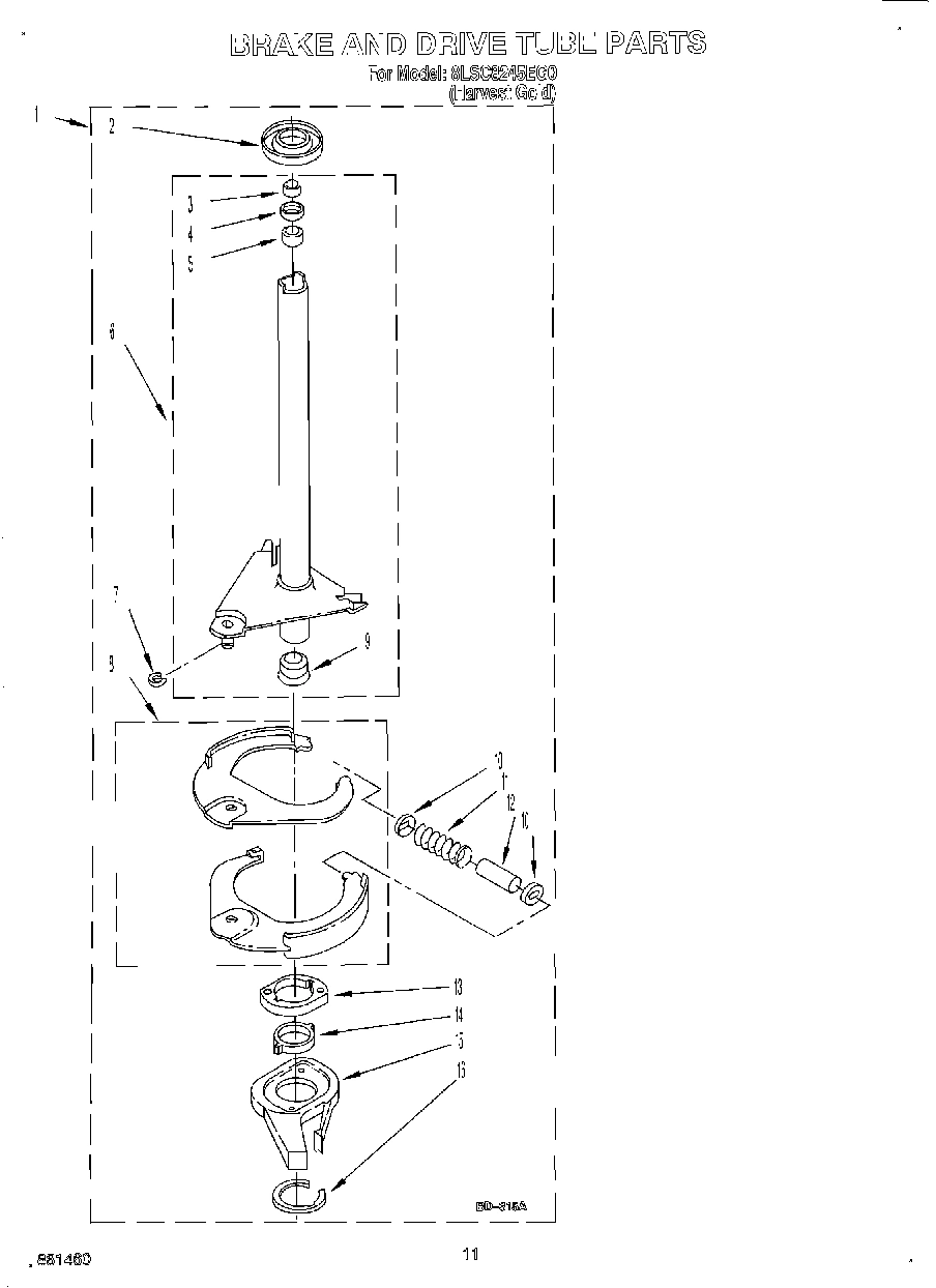 07 - BRAKE AND DRIVE TUBE