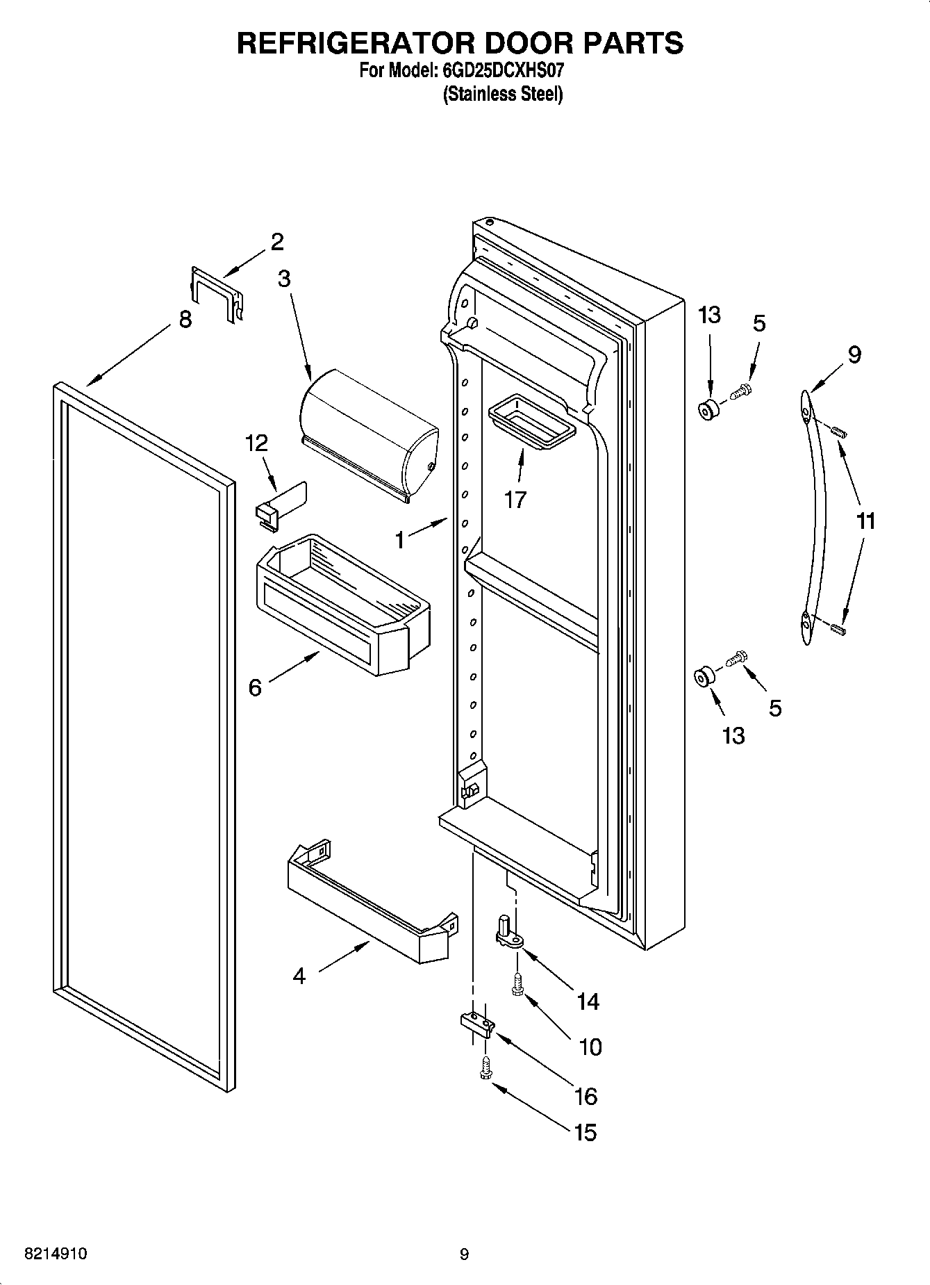 06 - REFRIGERATOR DOOR PARTS