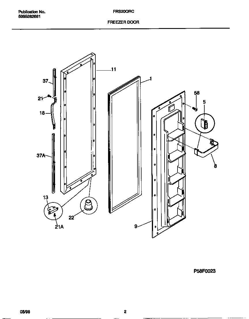 02 - FREEZER DOOR