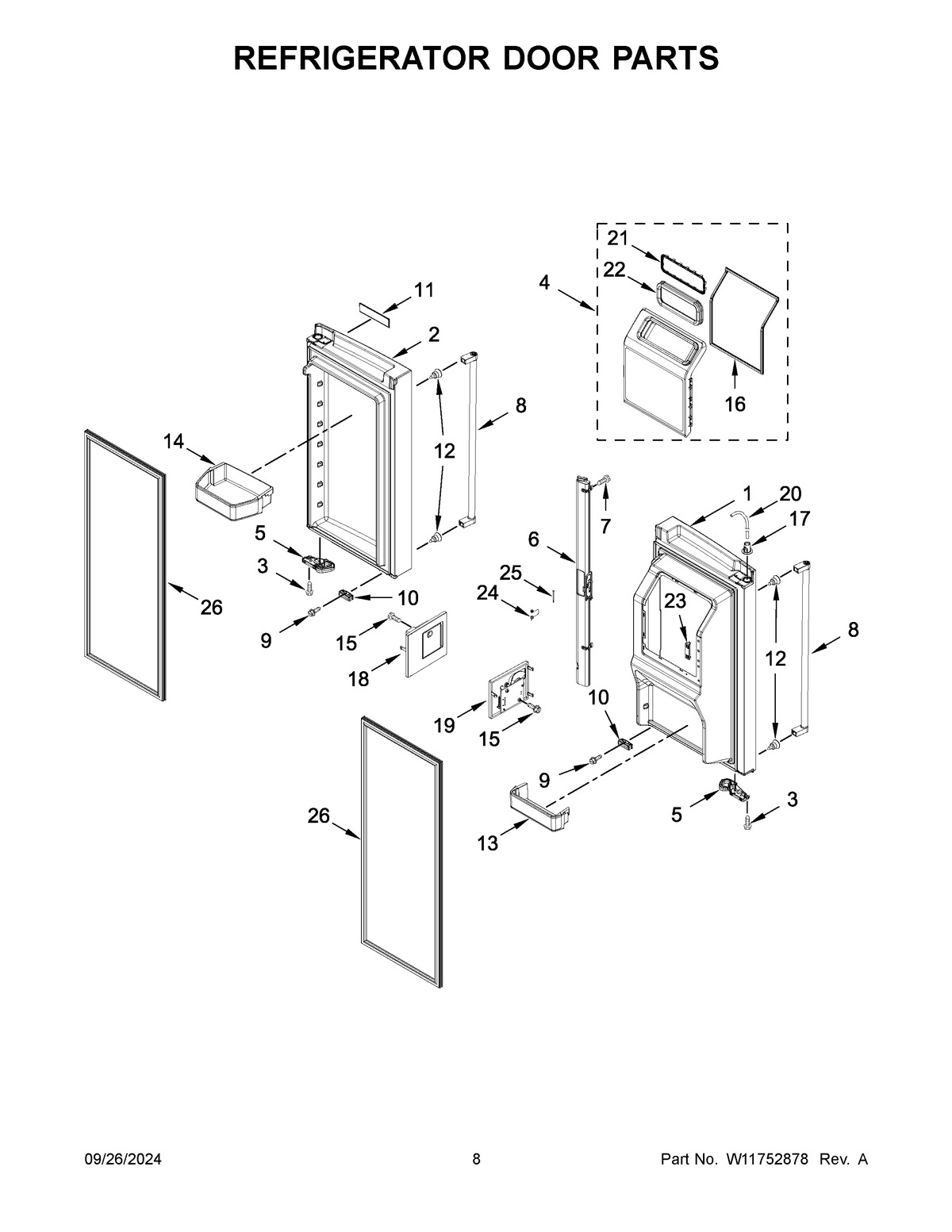 05 - REFRIGERATOR DOOR PARTS