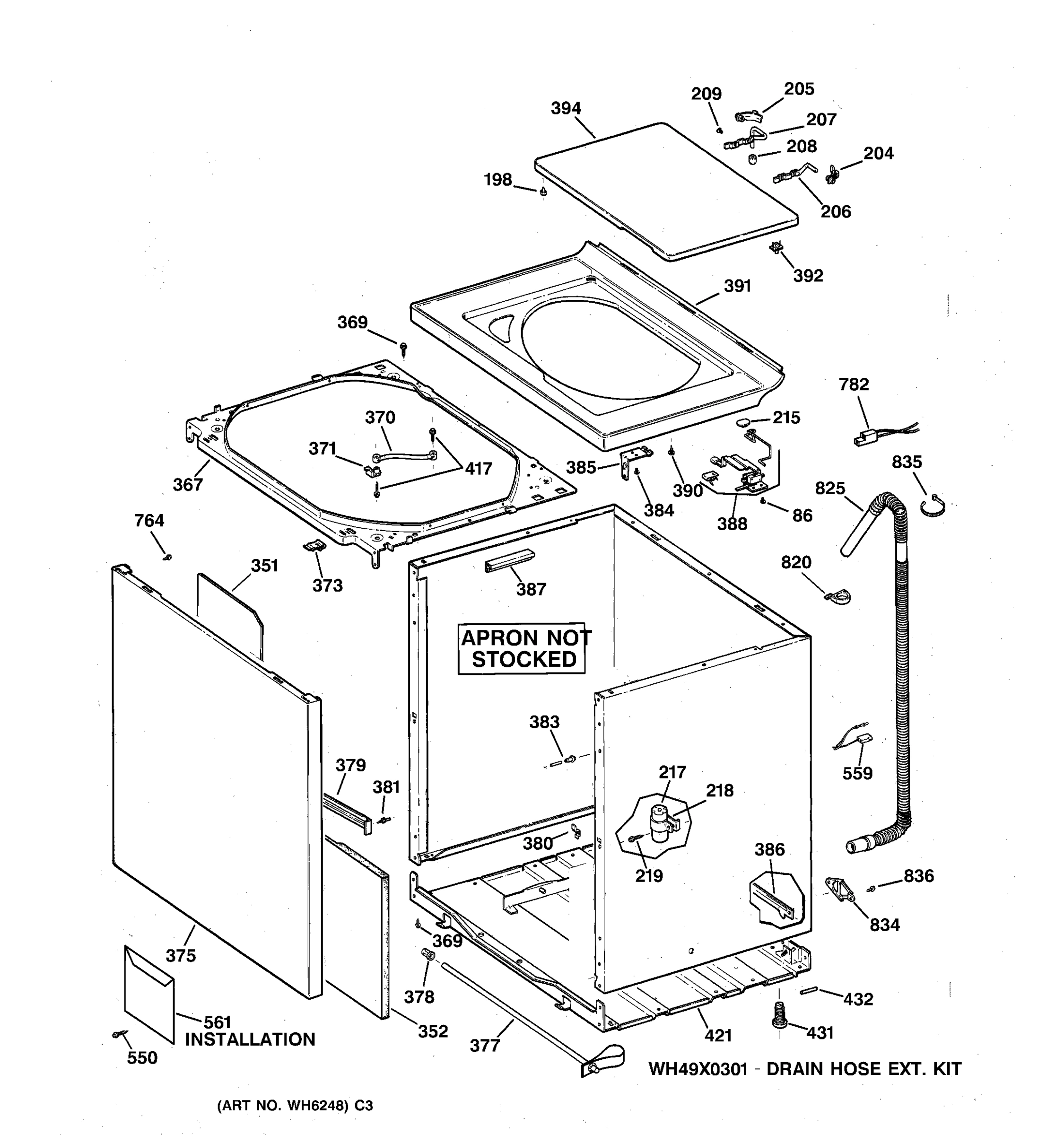 CABINET, COVER & FRONT PANEL