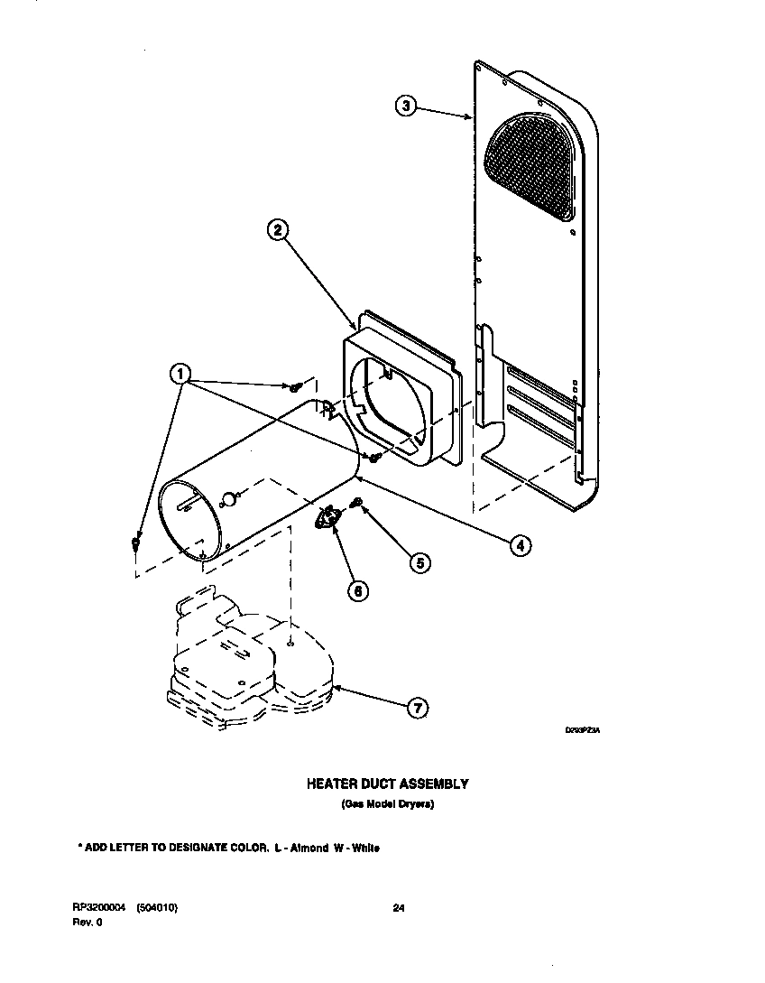08 - HEATER DUCT ASSY