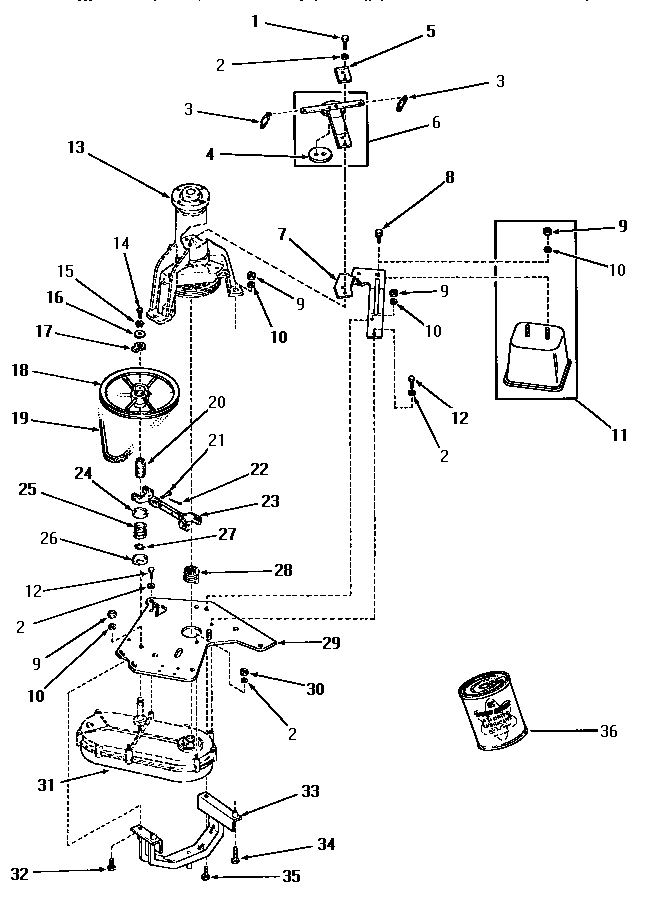 13 - COUNTERBALANCE, WEIGHT, BRKT & MTG PLATE