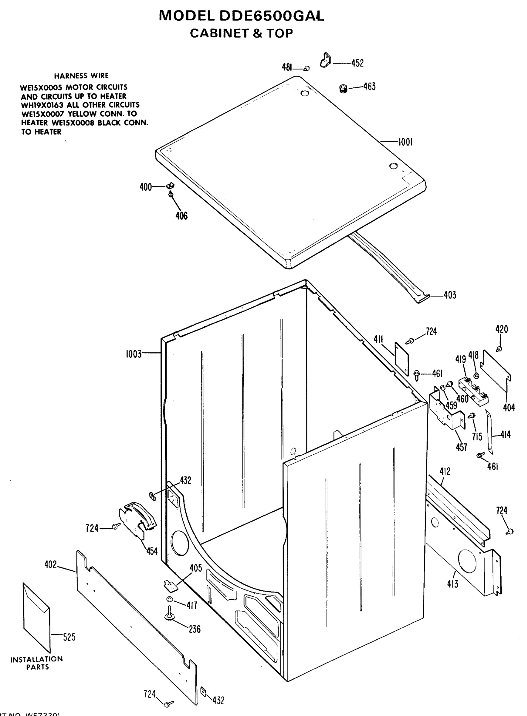 CABINET & TOP