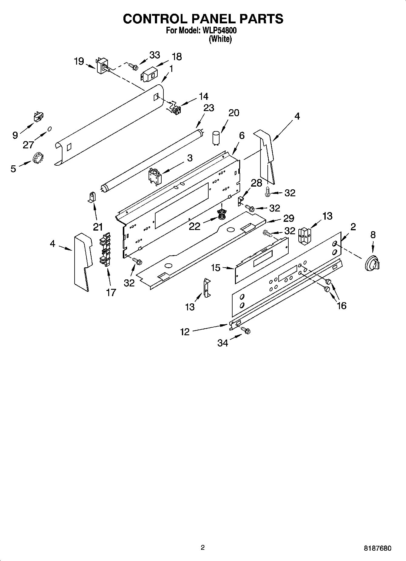 02 - CONTROL PANEL PARTS