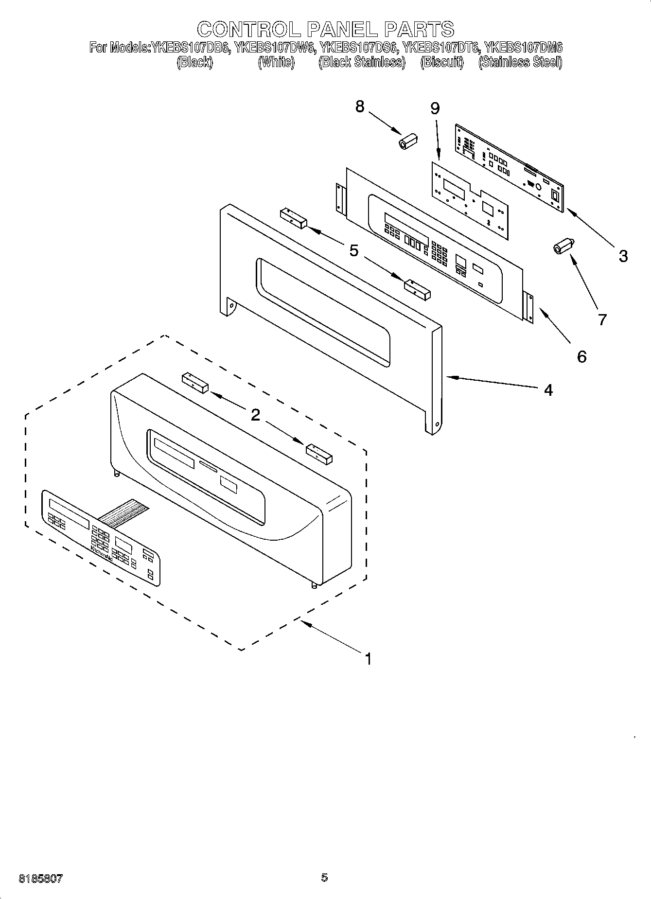 04 - CONTROL PANEL PARTS