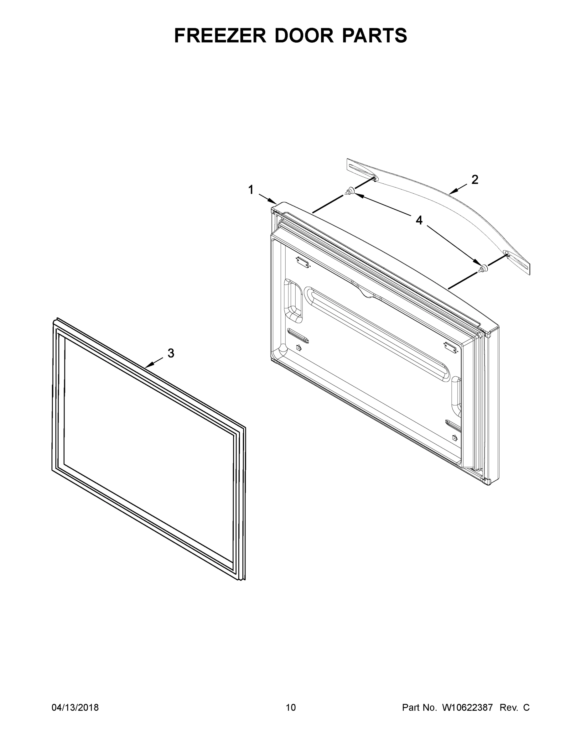 06 - FREEZER DOOR PARTS