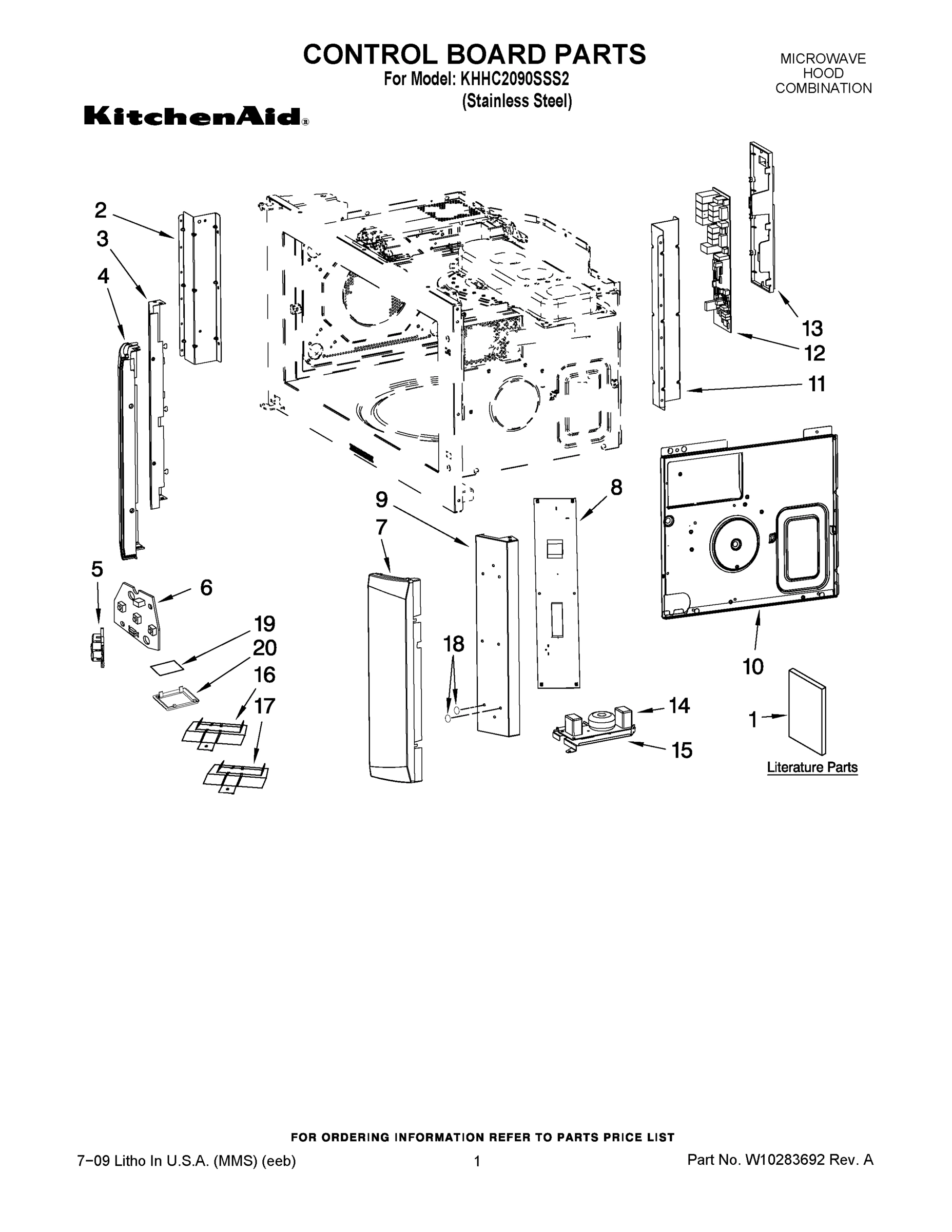 01 - CONTROL BOARD PARTS