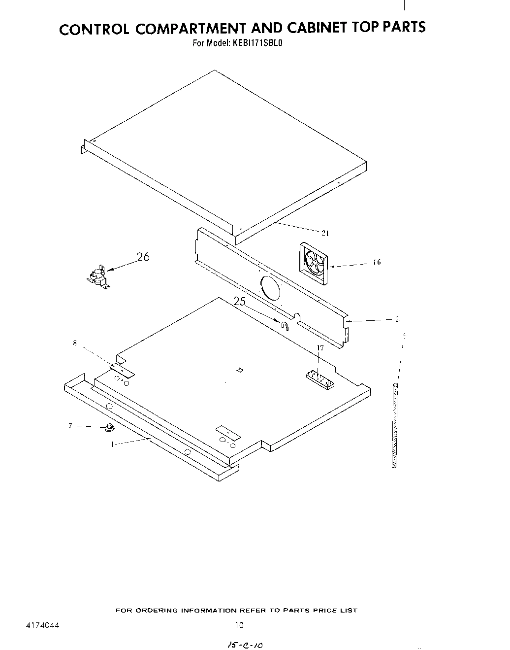 08 - CONTROL COMPARTMENT AND CABINET TOP
