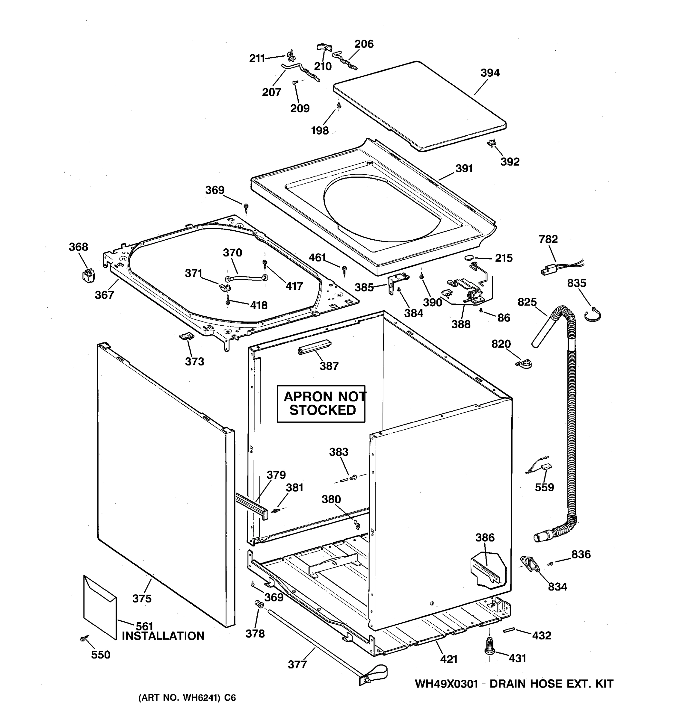 CABINET, COVER & FRONT PANEL