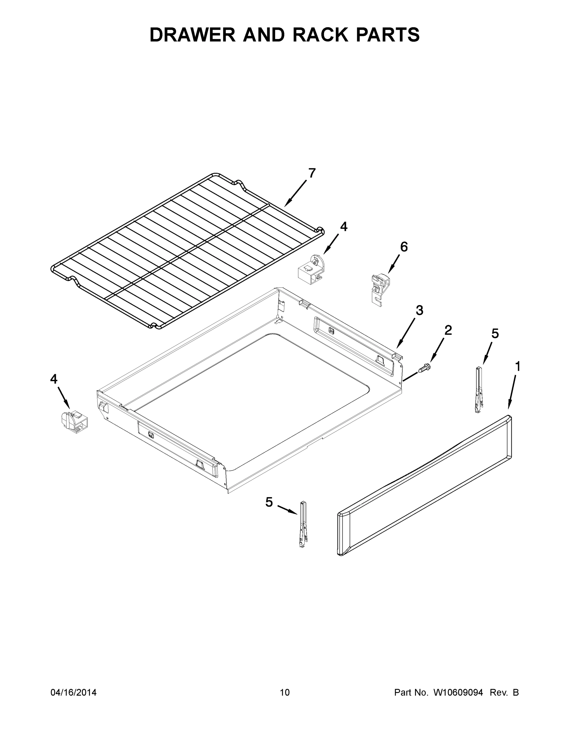 06 - DRAWER AND RACK PARTS