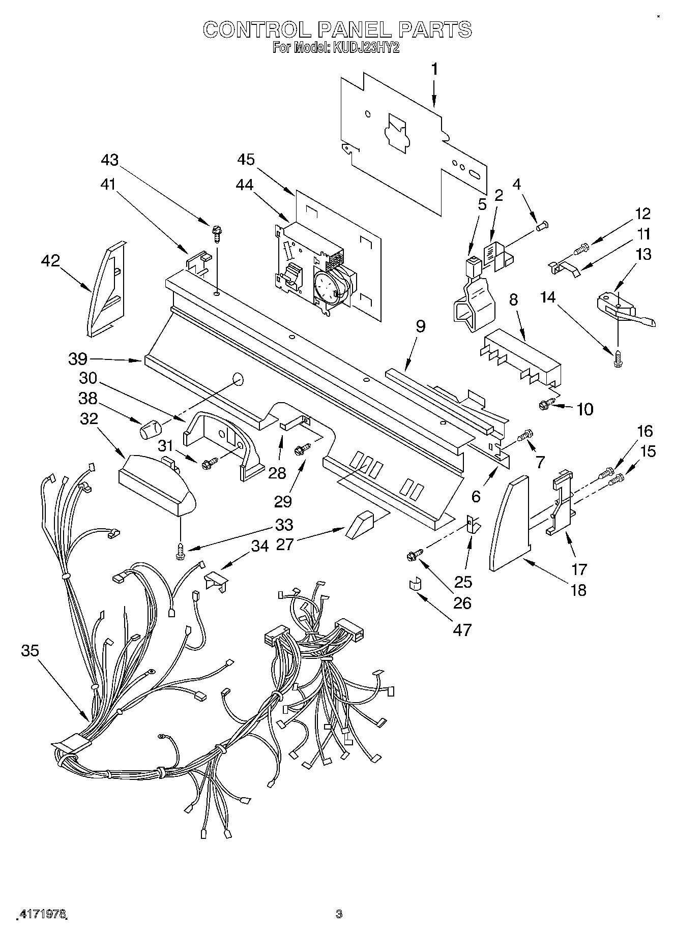03 - CONTROL PANEL, LIT/OPTIONAL