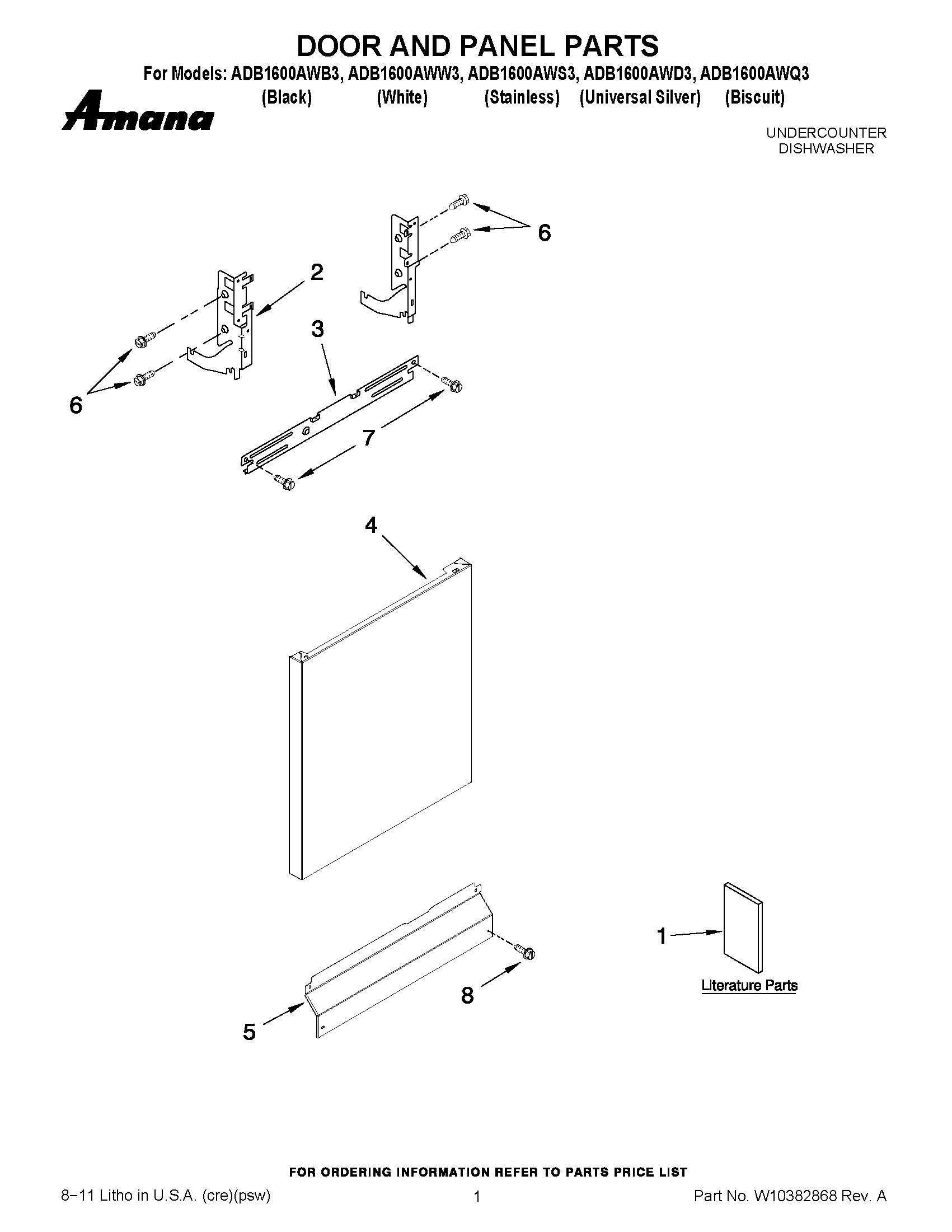 01 - DOOR AND PANEL PARTS