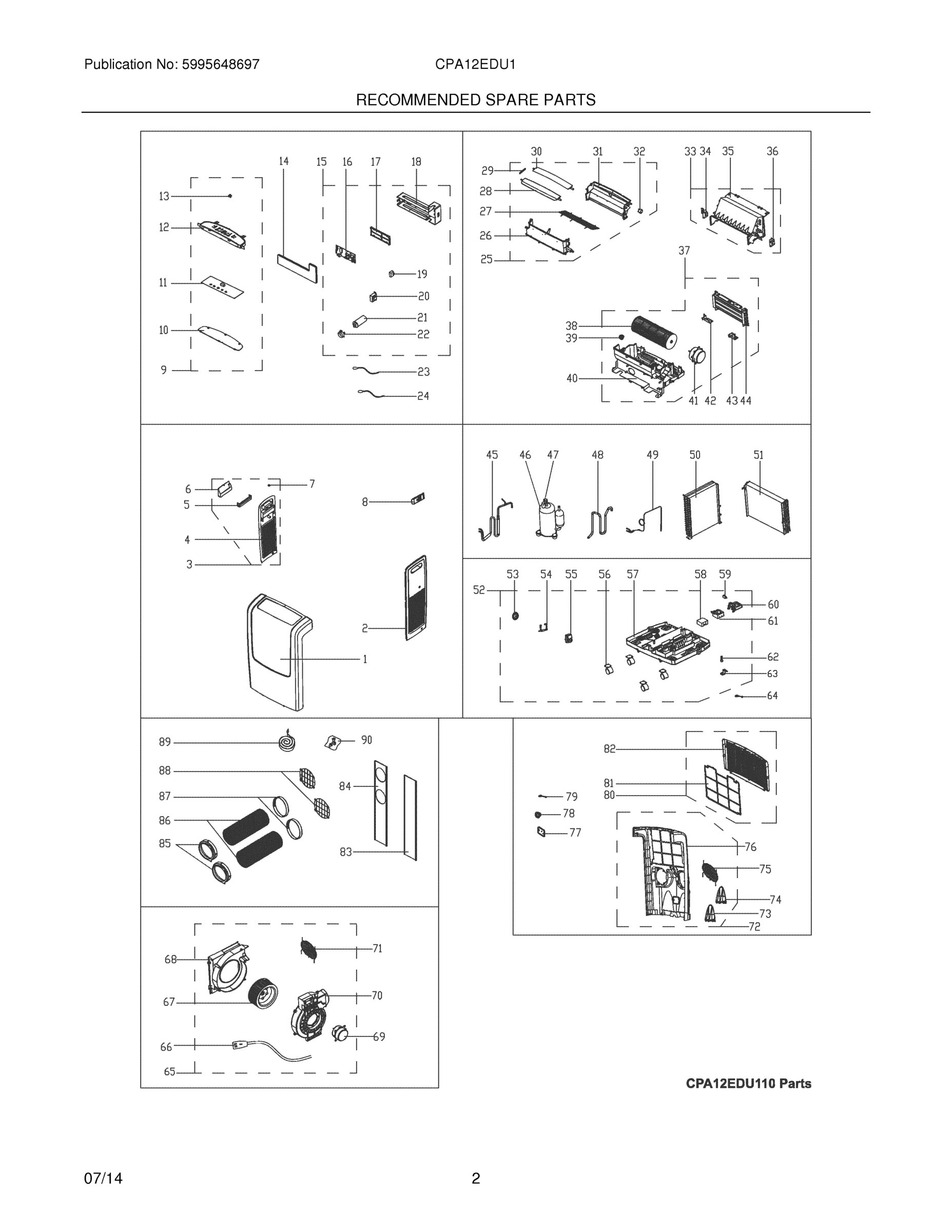 03 - RECOMMENDED SPARE PARTS